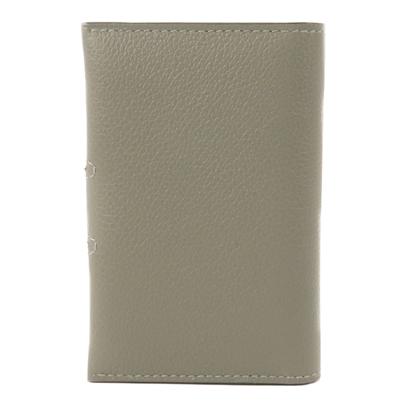 HERMES Evercolor皮革R.M.S Card Holder卡片套Gris Meyer