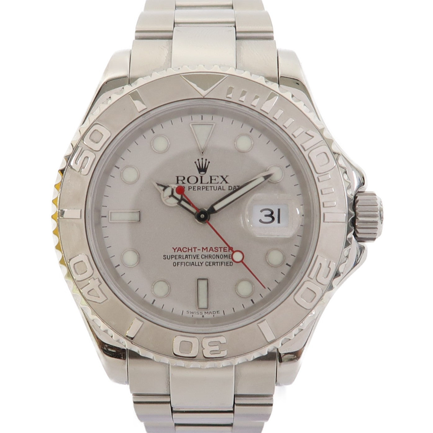 ROLEX Yacht Master 40不鏽鋼手錶自動機芯銀色