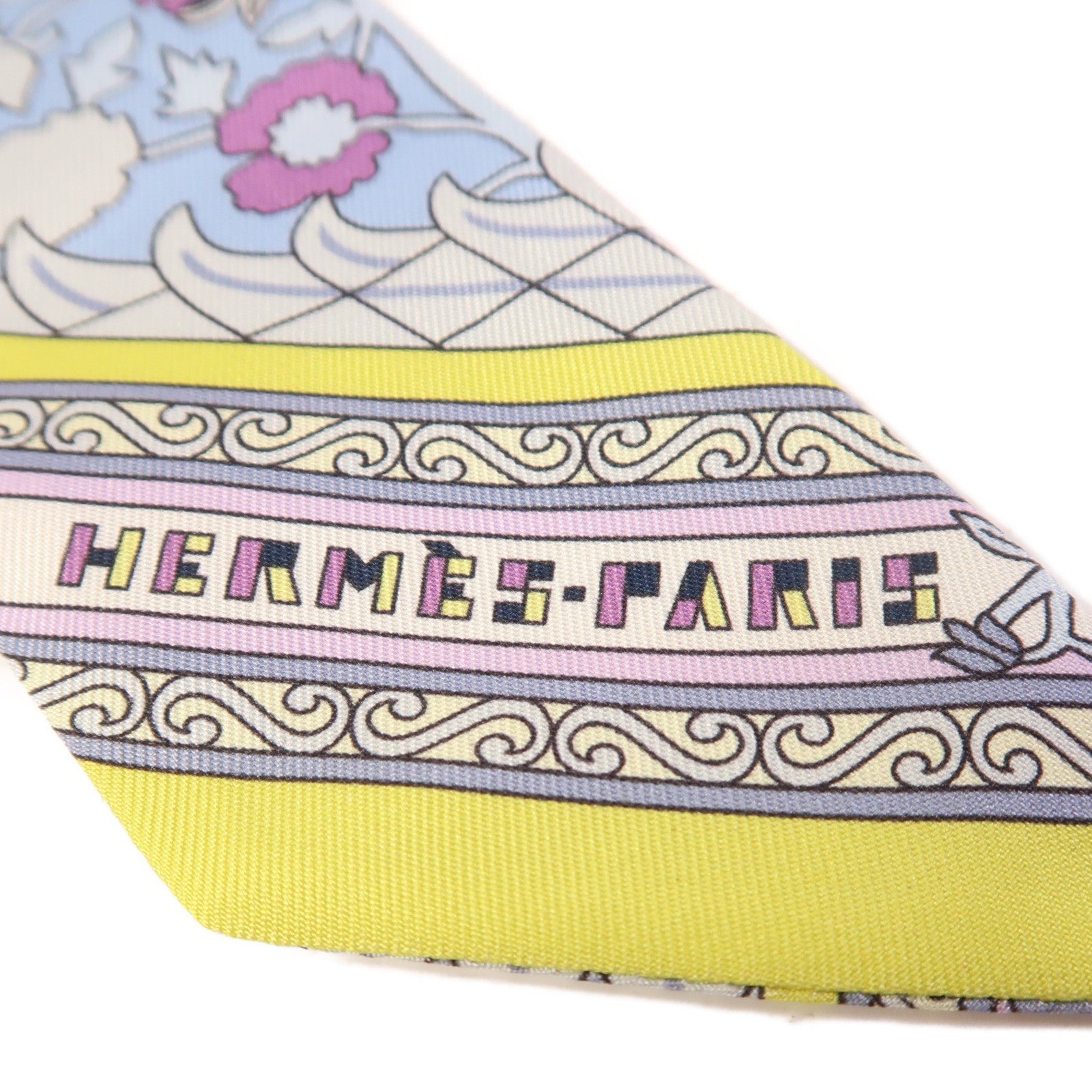 HERMES 絲質Twilly絲巾