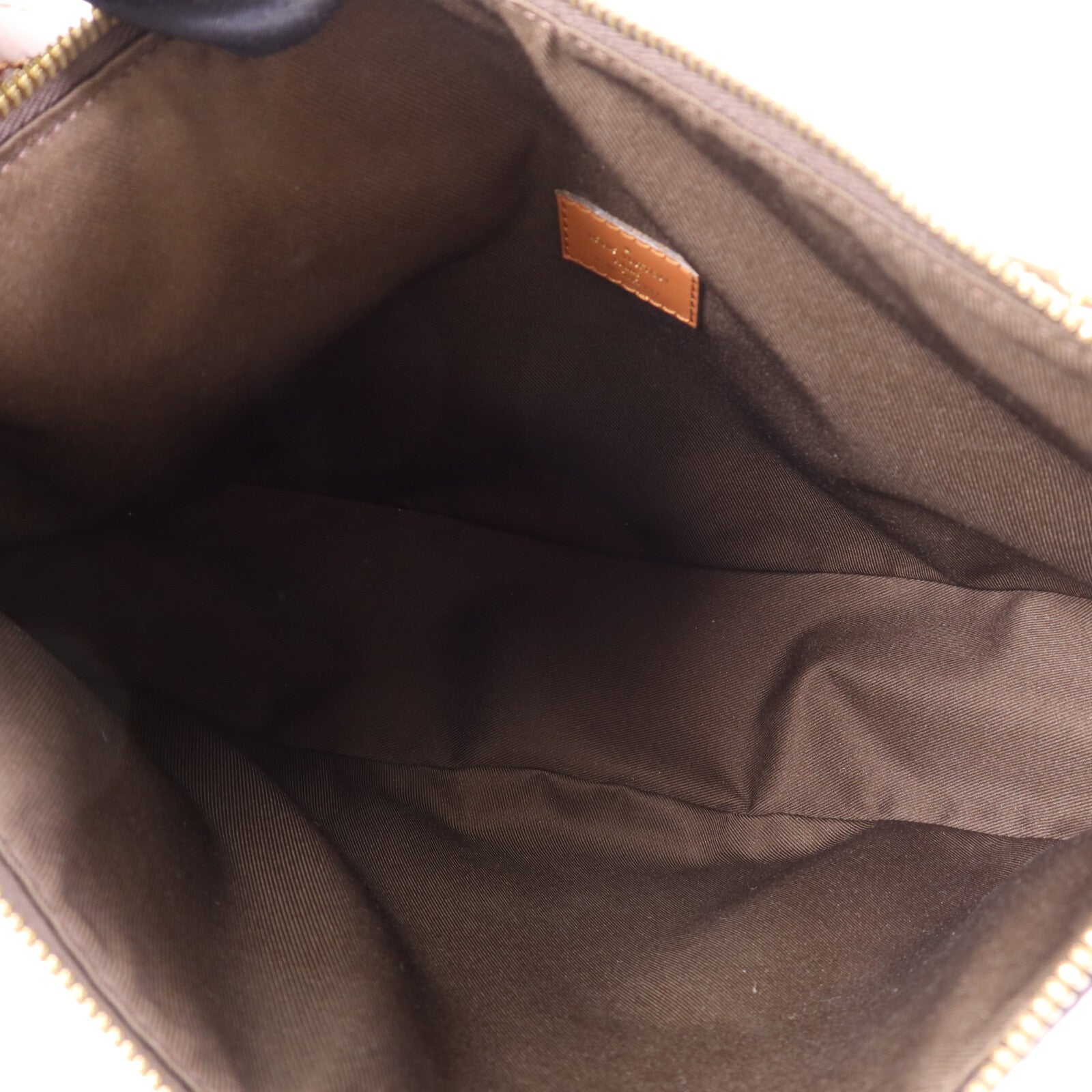 LOUIS VUITTON Monogram/Monogram Reverse Loop Hobo金扣手挽肩背兩用袋