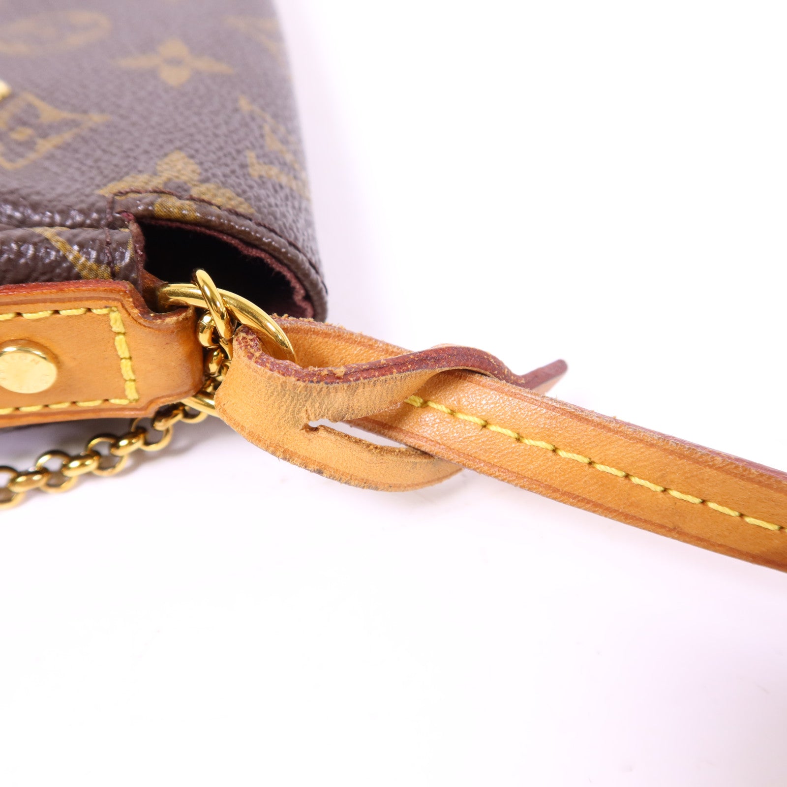 LOUIS VUITTON Monogram Favourite PM金扣手挽肩背兩用袋