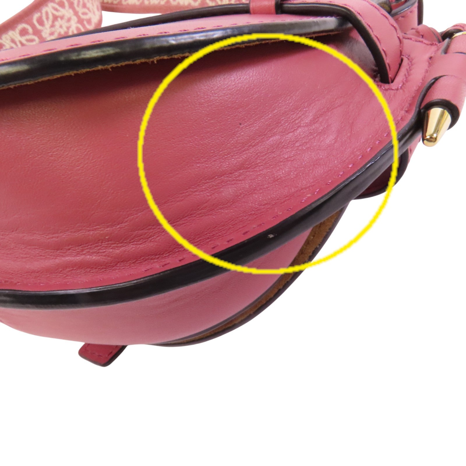 LOEWE 牛皮皮革Mini Gate金扣肩背袋