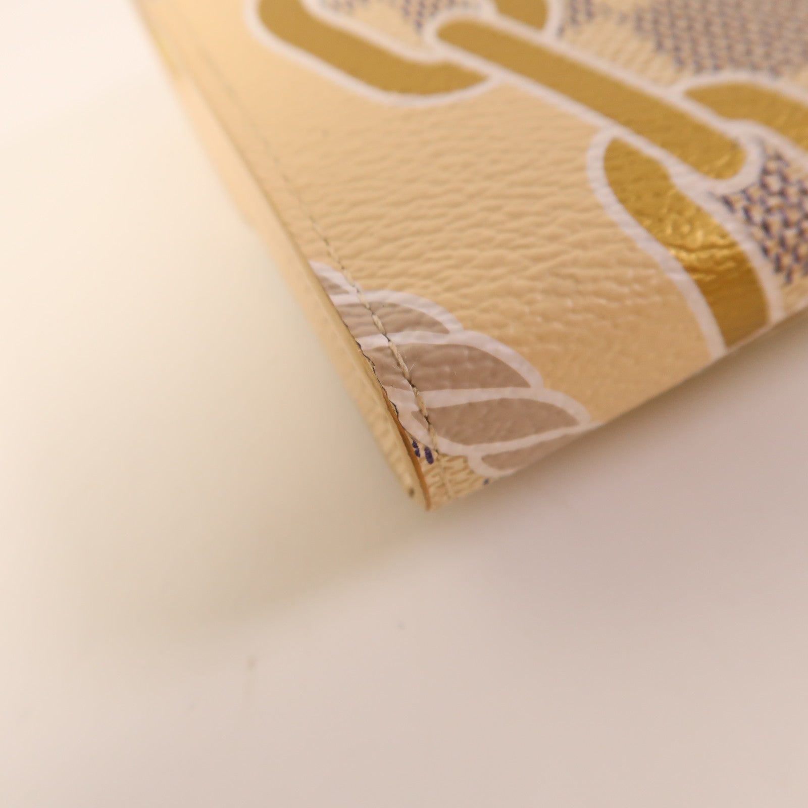 LOUIS VUITTON Damier Azur Sarah Wallet金扣長錢包