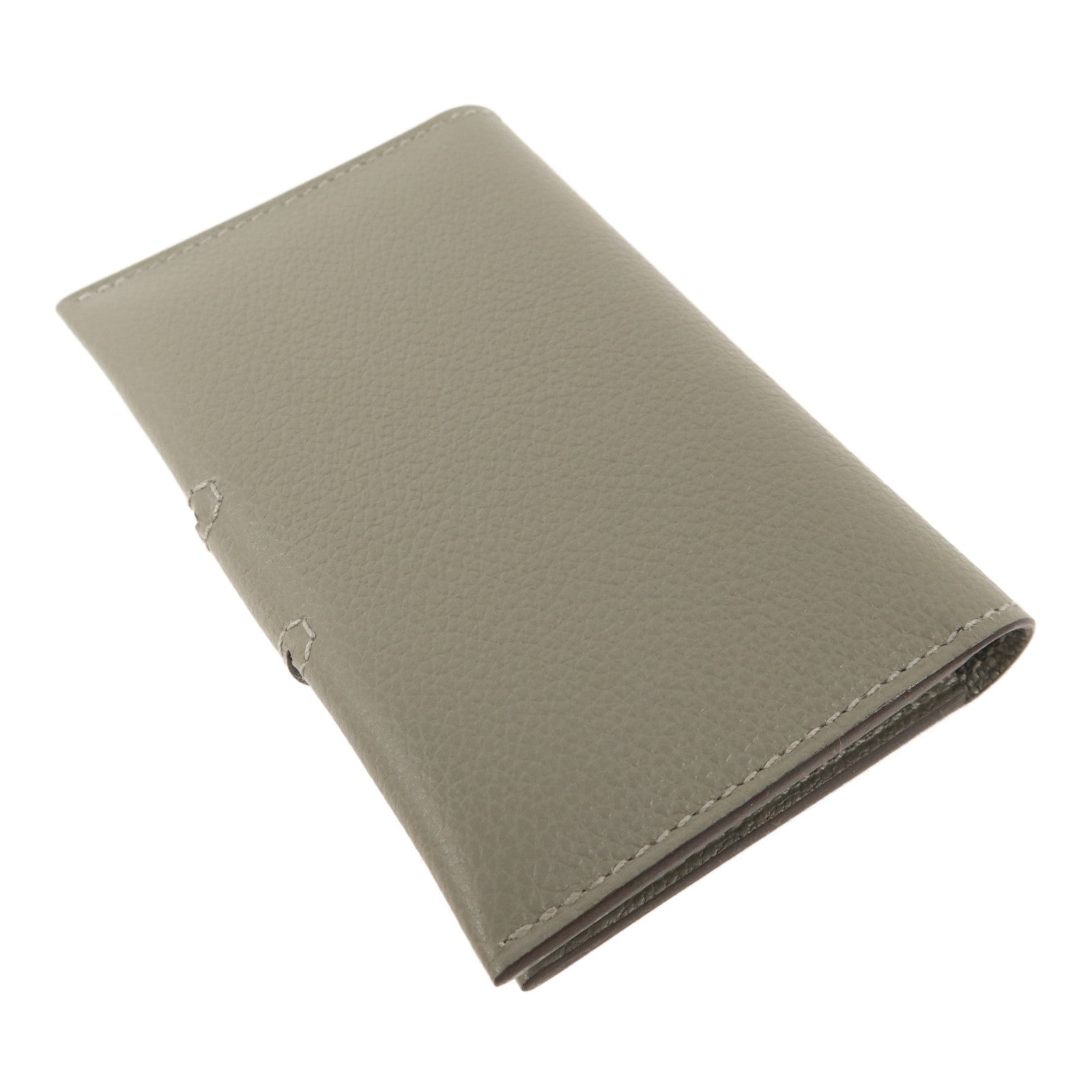 HERMES Evercolor皮革R.M.S Card Holder卡片套Gris Meyer