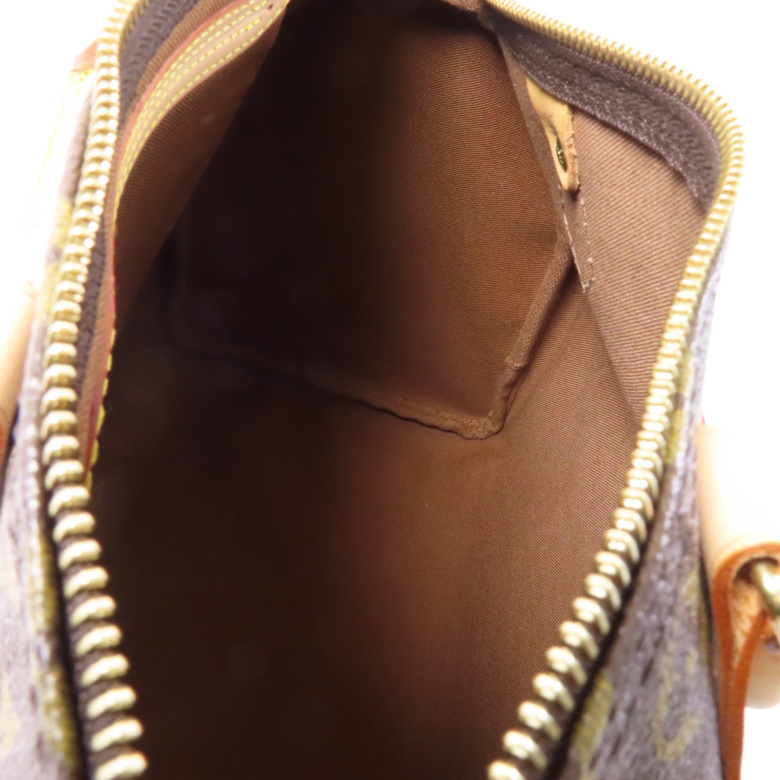 LOUIS VUITTON Monogram Speedy 30金扣手挽袋棕色
