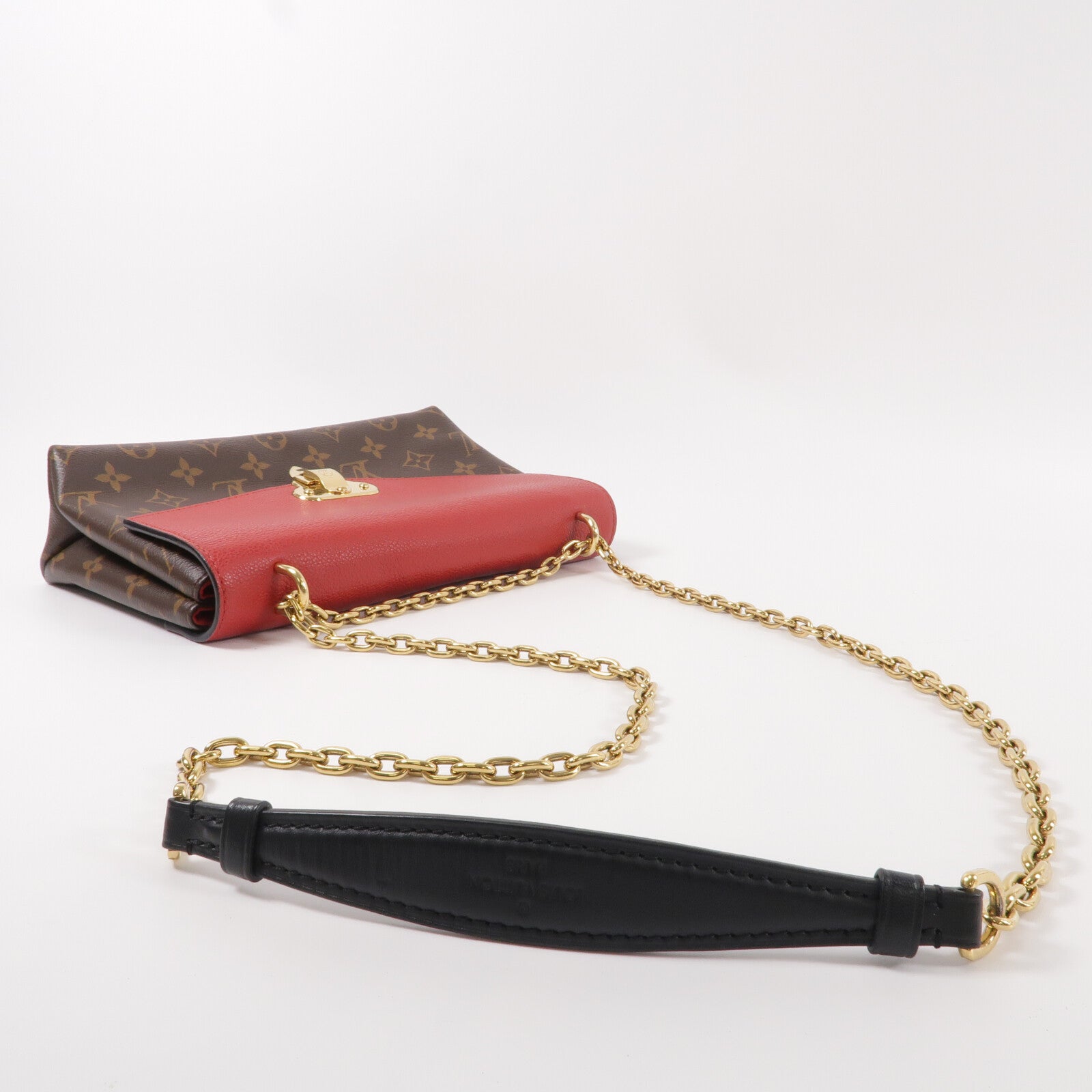 LOUIS VUITTON 牛皮皮革/Monogram Saint Placide肩背袋