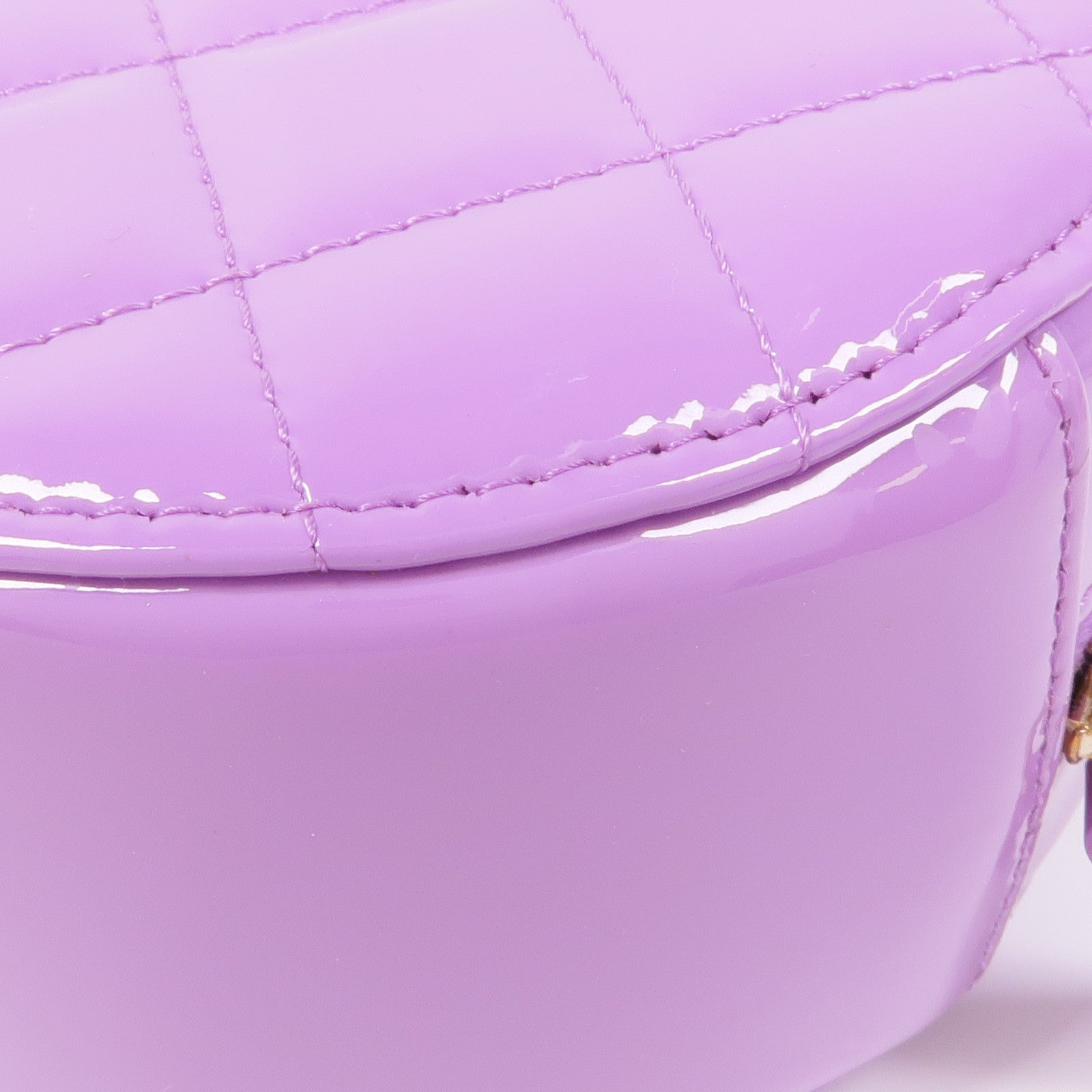 CHANEL 漆皮皮革Chain Shoulder Bag金扣鏈帶肩背袋