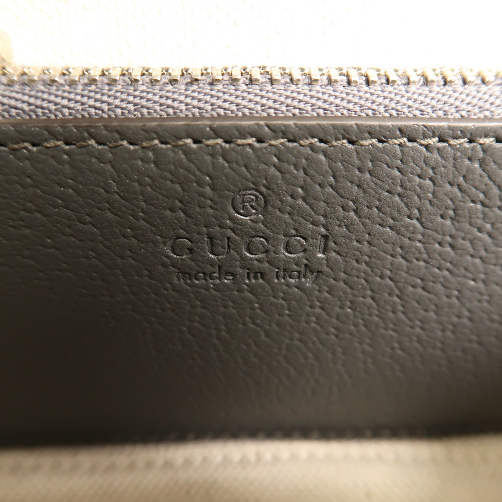 GUCCI 塗層帆布Ophidia Mini Bag銀扣肩背袋