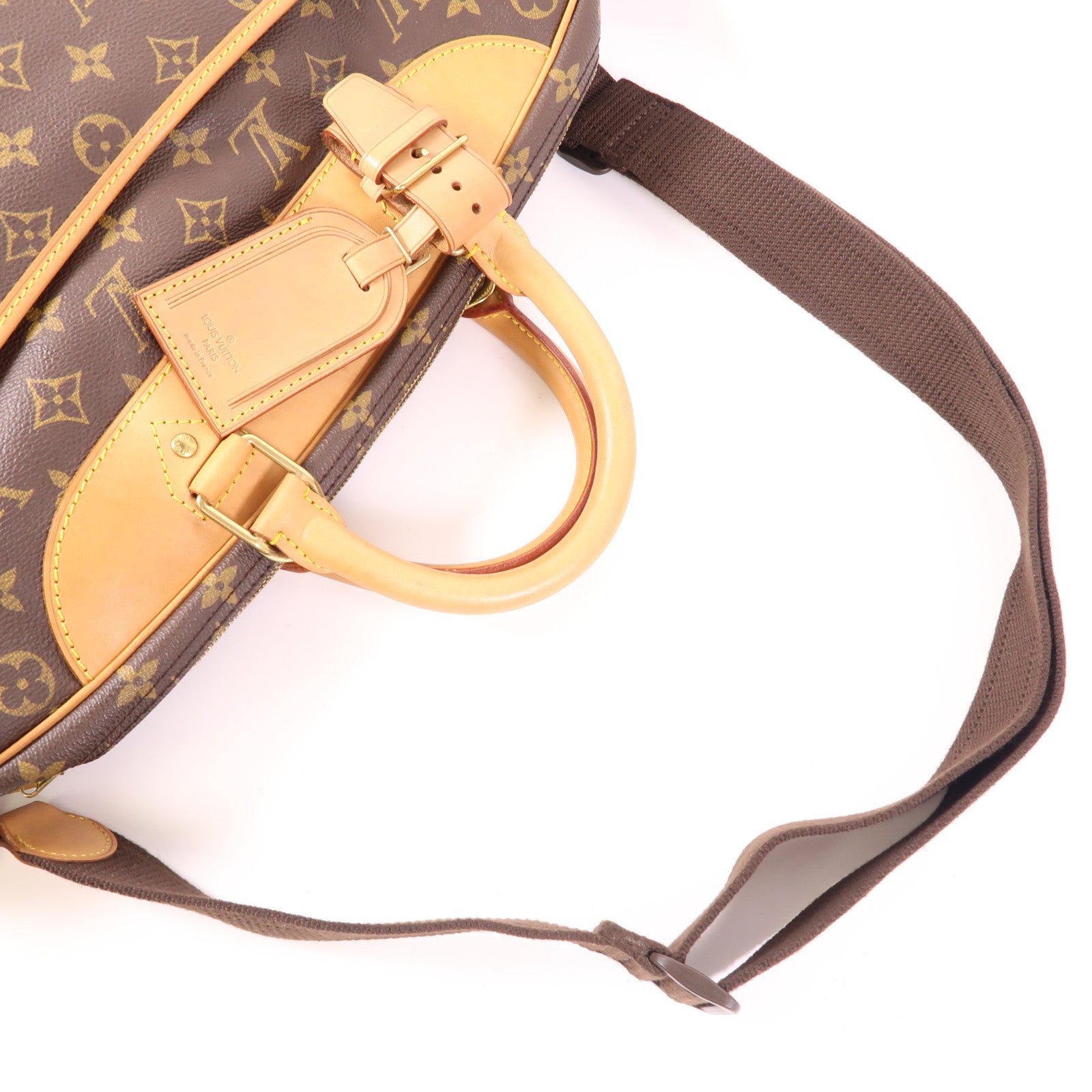 LOUIS VUITTON Monogram Travel Bag金扣行李袋
