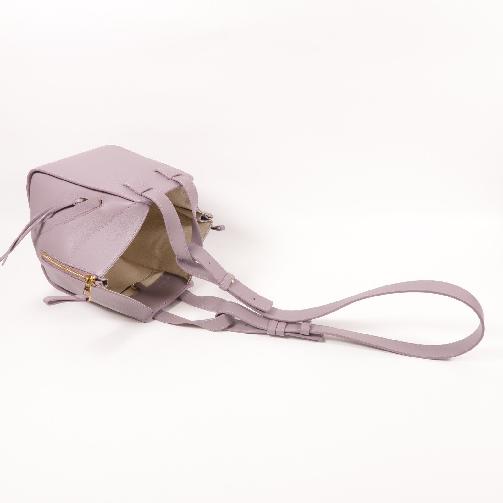 LOEWE 牛皮皮革Compact Hammock金扣手挽肩背兩用袋