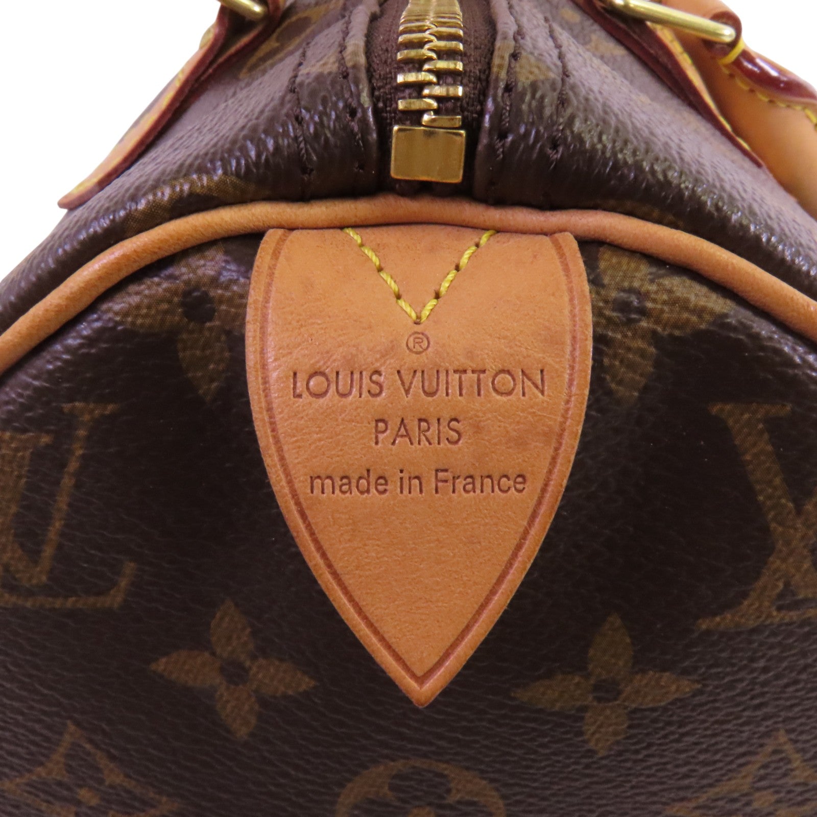 LOUIS VUITTON Monogram Speedy 30金扣手挽袋