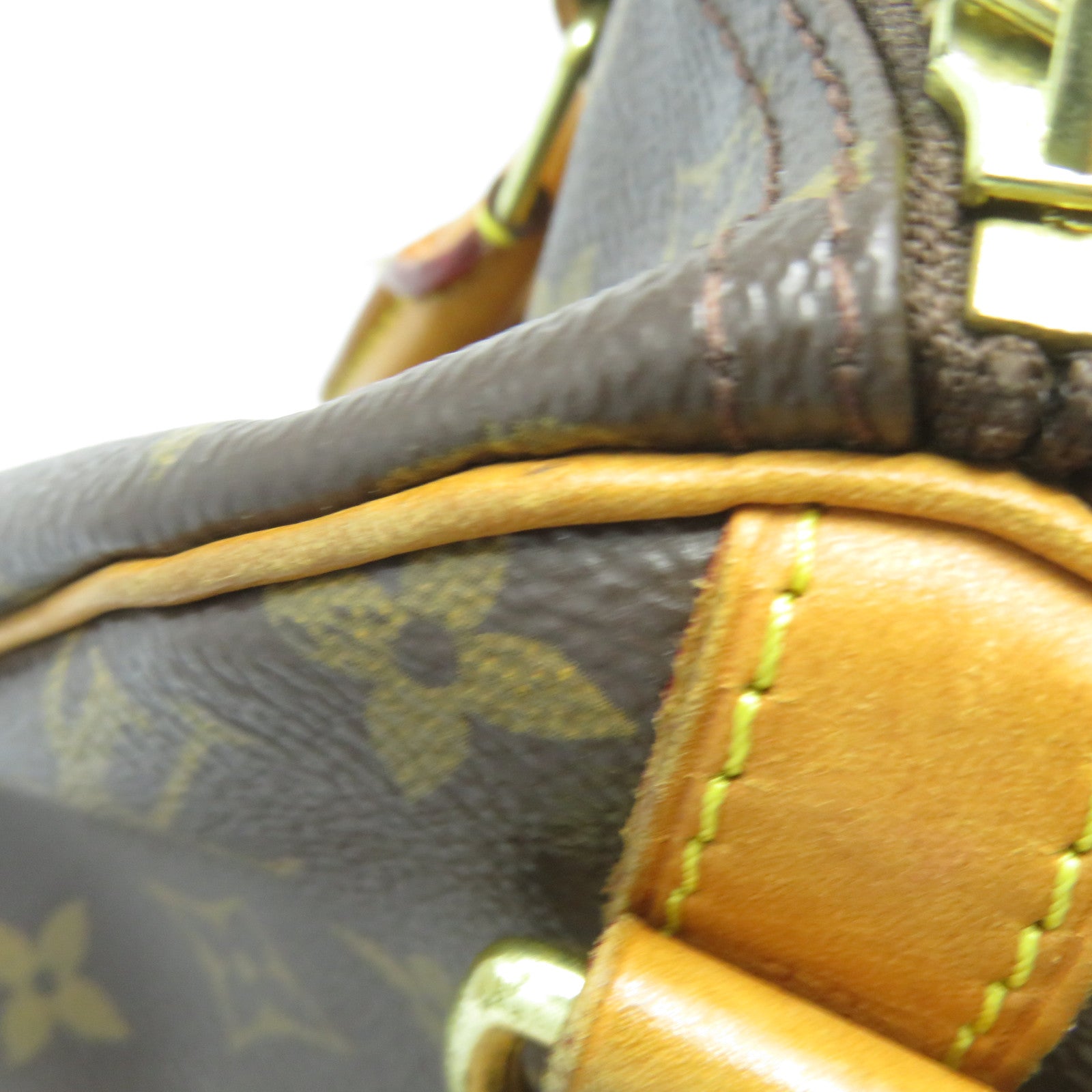 LOUIS VUITTON Monogram Speedy Bandouliere 30金扣手挽肩背兩用袋啡色