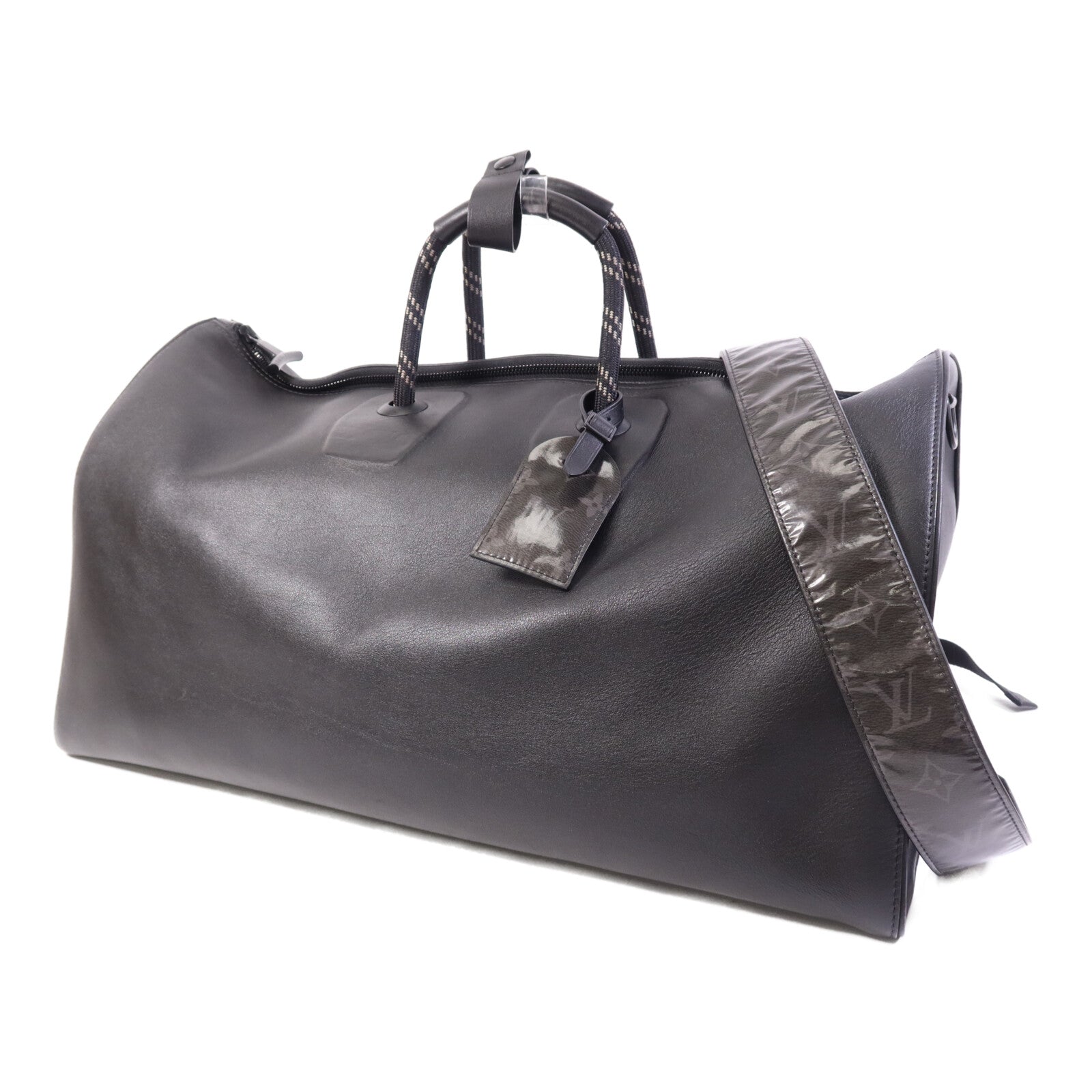 LOUIS VUITTON Dark Infinity Keepall Bandouliere 50手挽肩背兩用袋