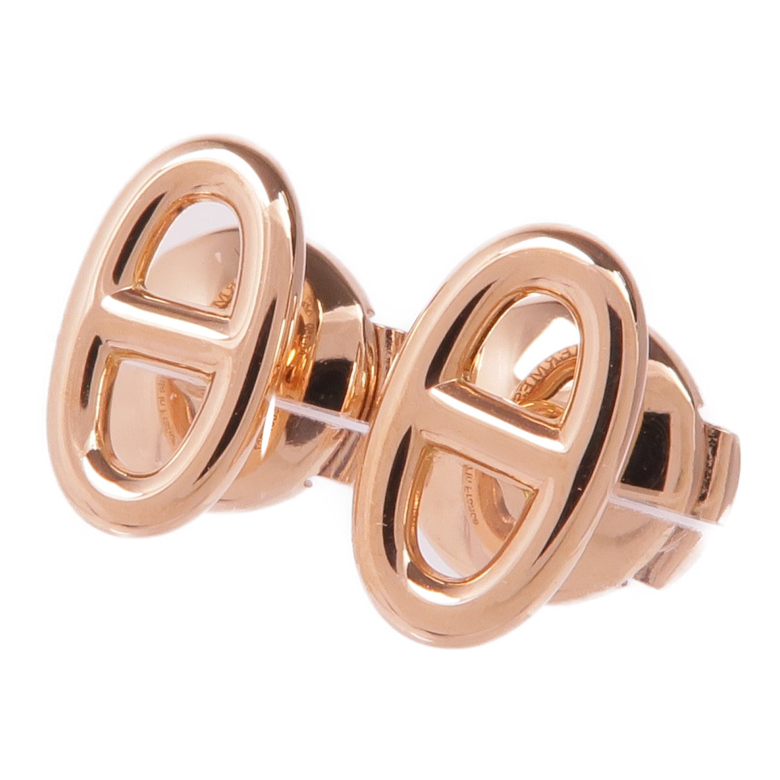 HERMES 18K玫瑰金Farandole Earrings耳環