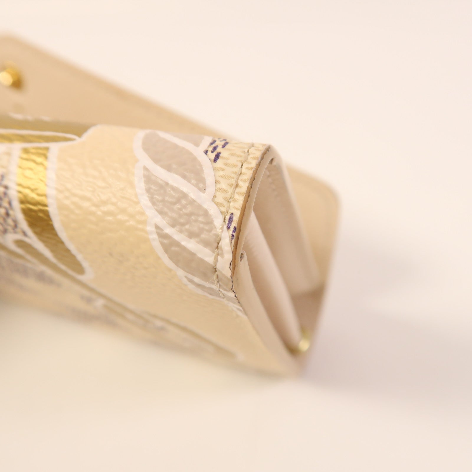 LOUIS VUITTON Damier Azur Sarah Wallet金扣長錢包