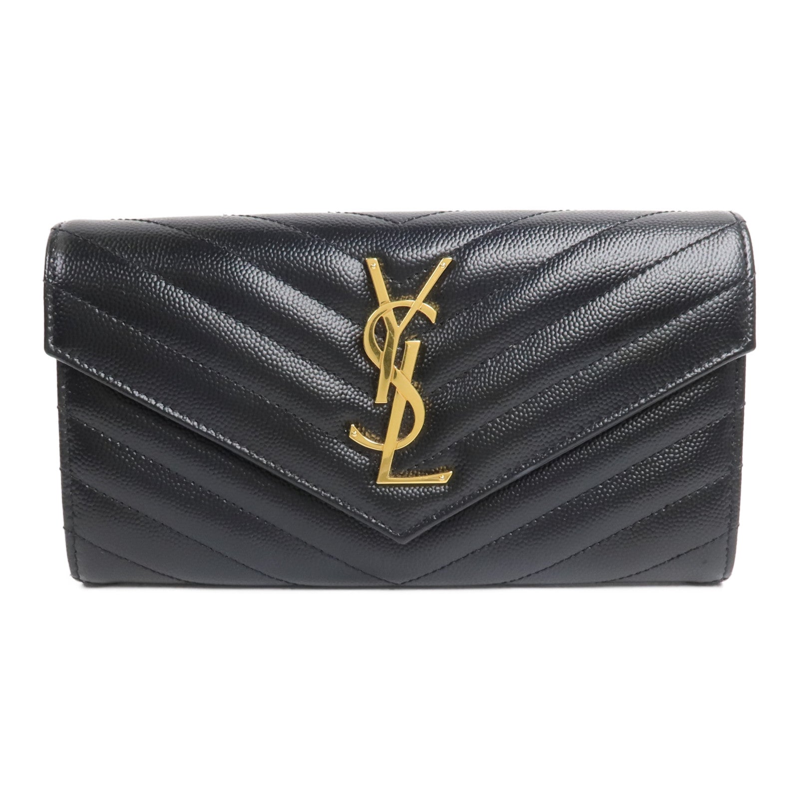 SAINT LAURENT 牛皮皮革Long Wallet長錢包