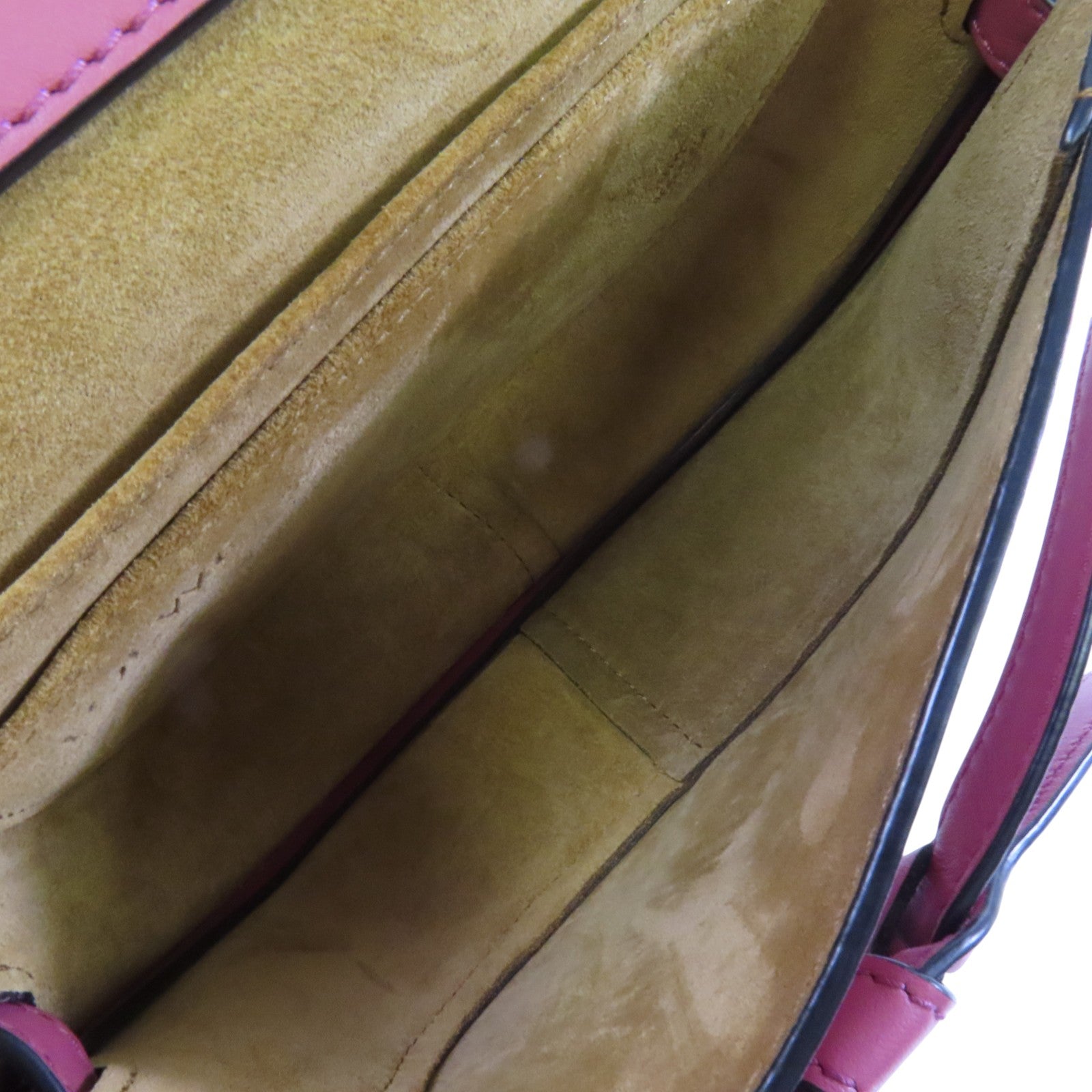 LOEWE 牛皮皮革Mini Gate金扣肩背袋