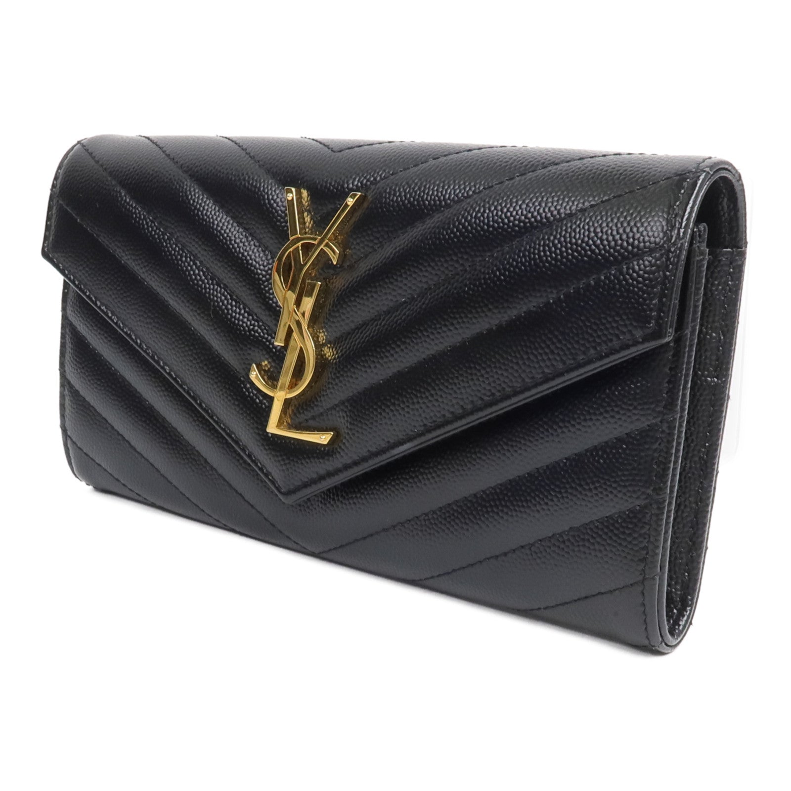 SAINT LAURENT 牛皮皮革Long Wallet長錢包