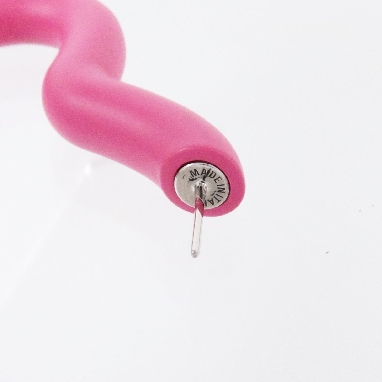 BALENCIAGA PVC/金屬Love Clip Earrings耳環