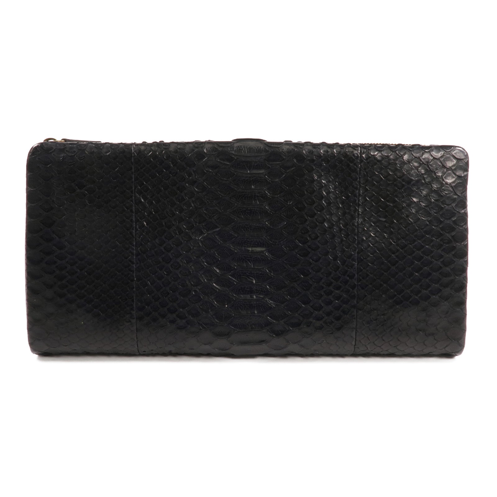 CELINE 蛇皮皮革Clutch金扣手拿包