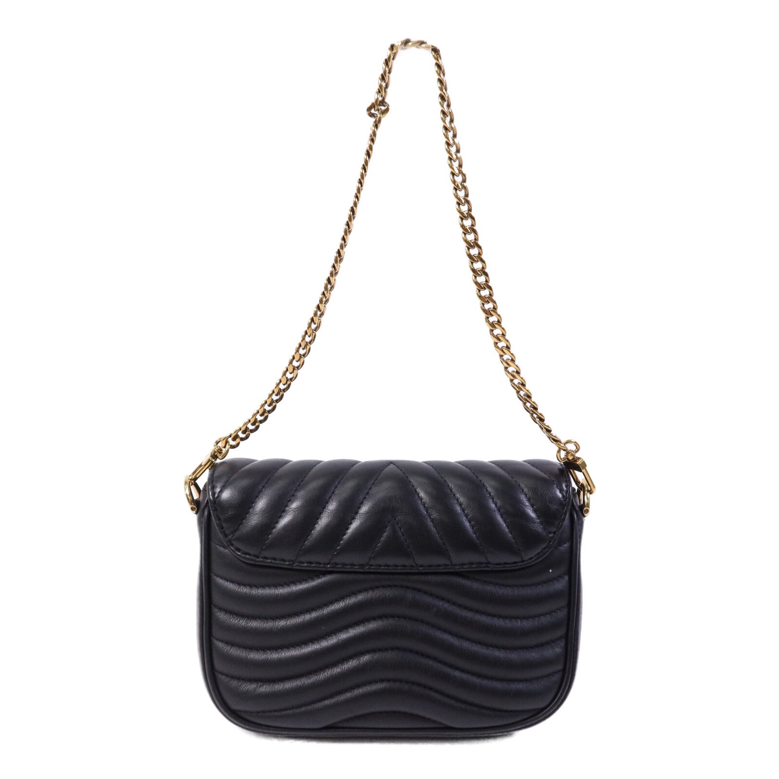 LOUIS VUITTON 牛皮皮革New Wave金扣手挽肩背兩用袋