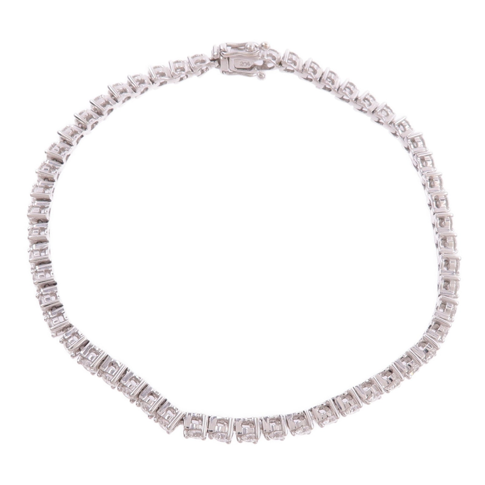 JEWELRY 18K白金Diamond Bracelet鑽石手鏈