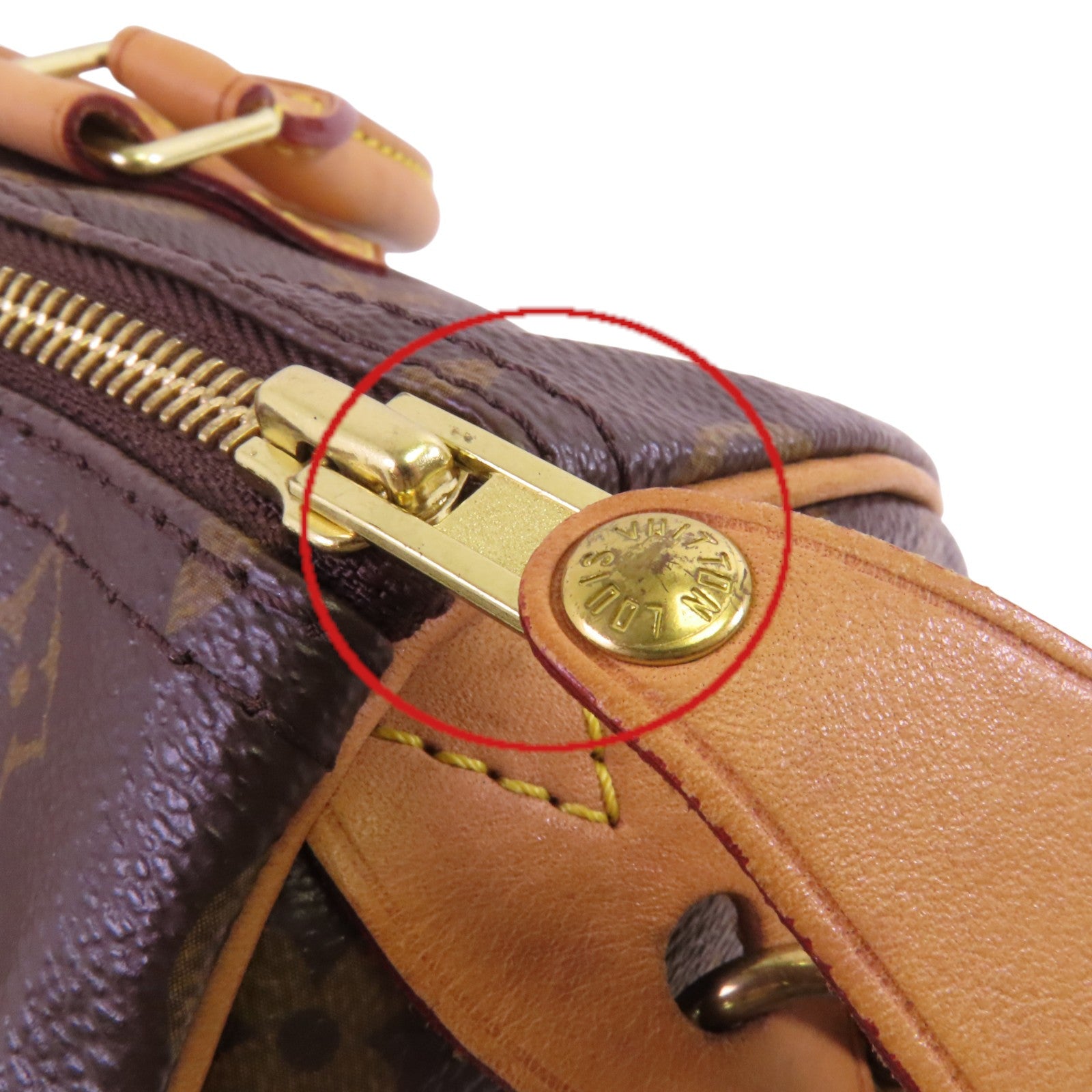 LOUIS VUITTON Monogram Speedy 30金扣手挽袋