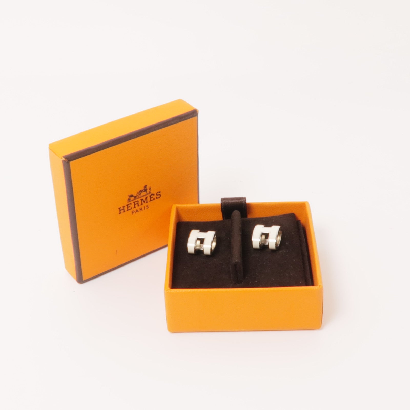 HERMES 金屬Pop H耳環