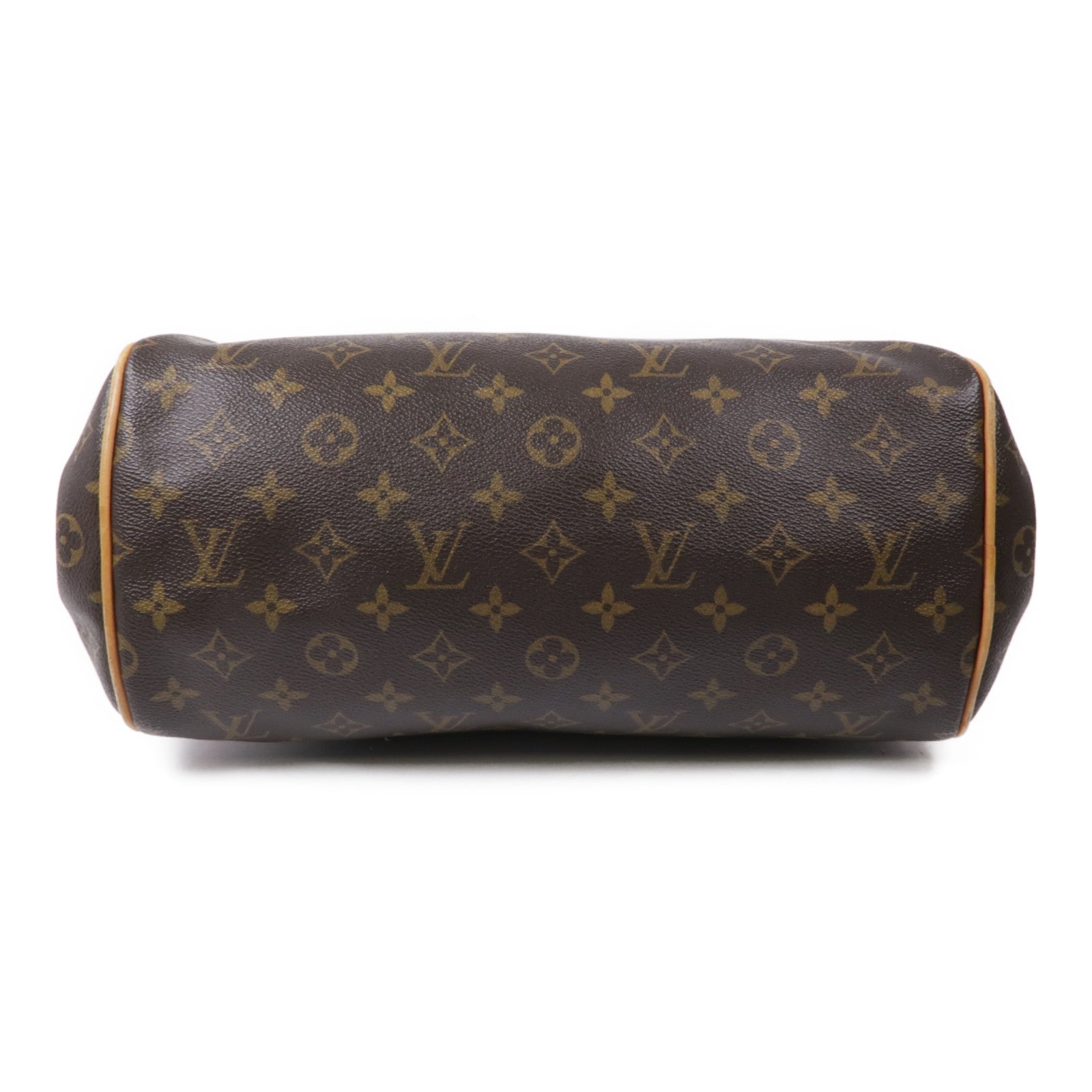 LOUIS VUITTON Monogram Montorgueil PM金扣肩背袋棕色