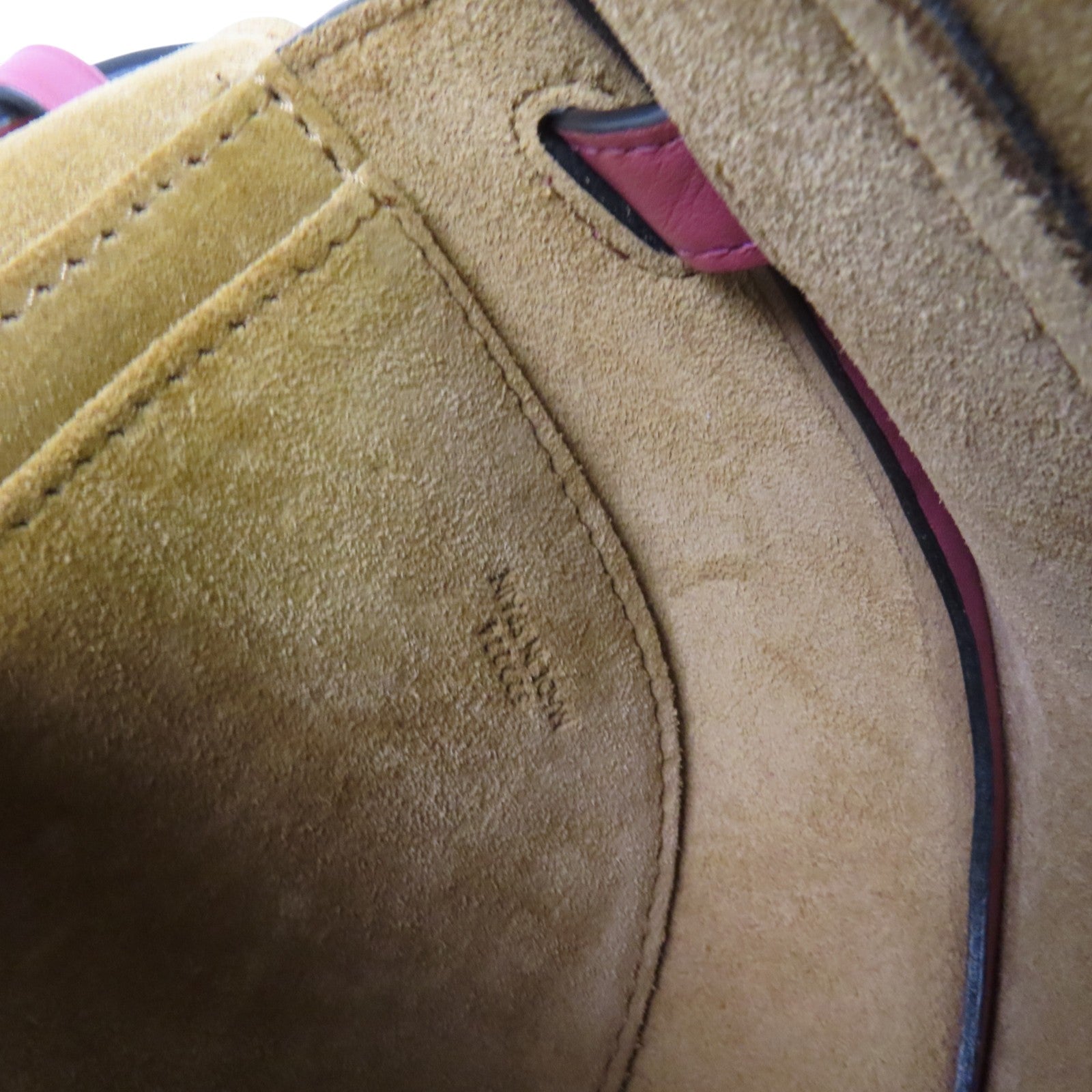 LOEWE 牛皮皮革Mini Gate金扣肩背袋