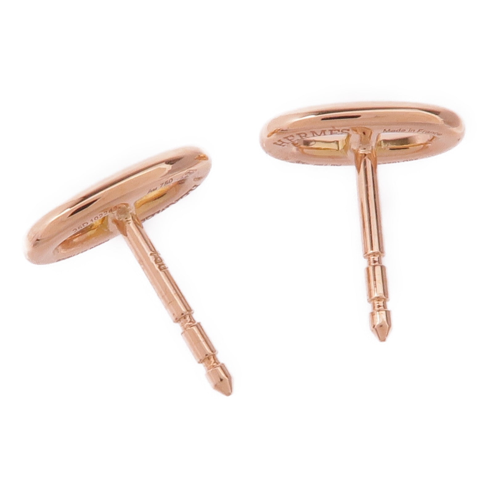 HERMES 18K玫瑰金Farandole Earrings耳環