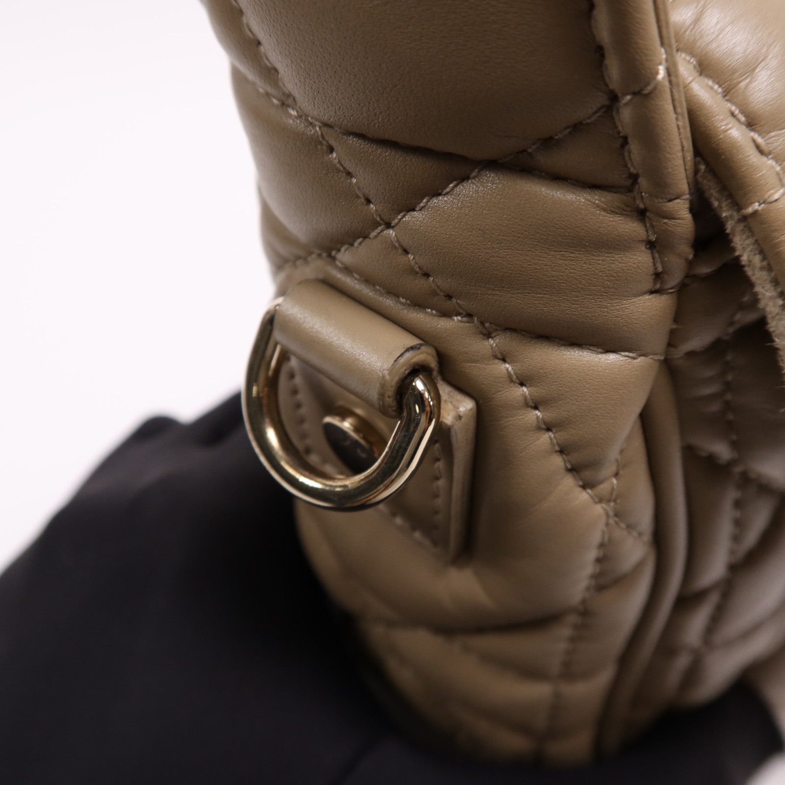 Dior 牛皮皮革DiorCamp金扣肩背袋