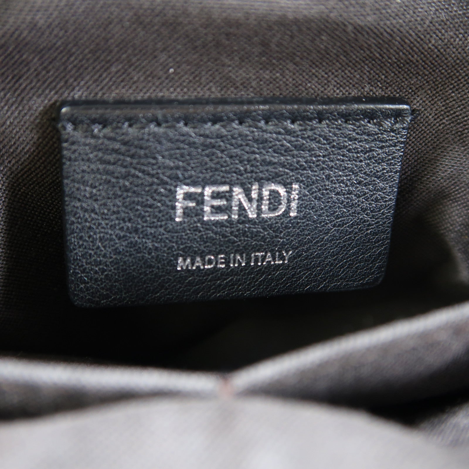 FENDI 【激減優惠】牛皮皮革Back to School銀扣背包手挽袋兩用黑色