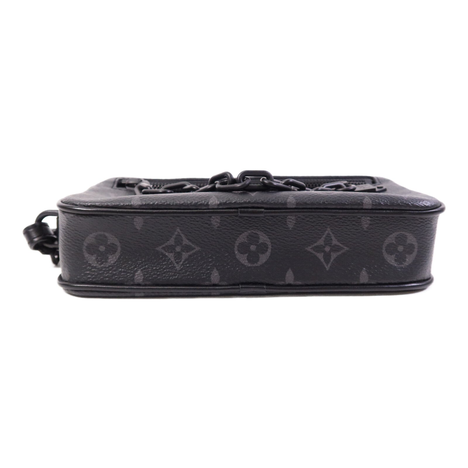 LOUIS VUITTON Monogram Eclipse Pochette Volga Clutch Bag手拿包