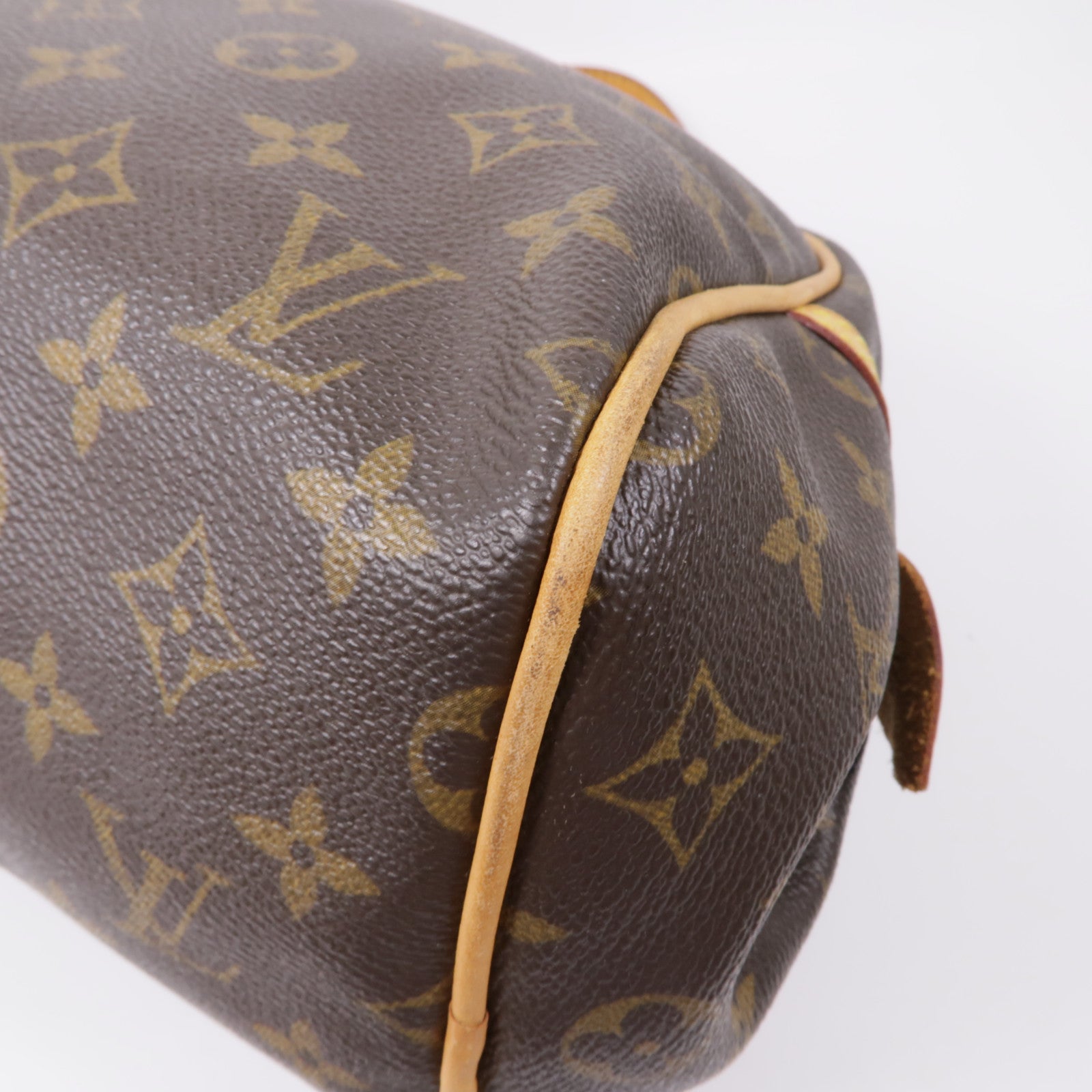 LOUIS VUITTON Monogram Montorgueil PM金扣肩背袋棕色