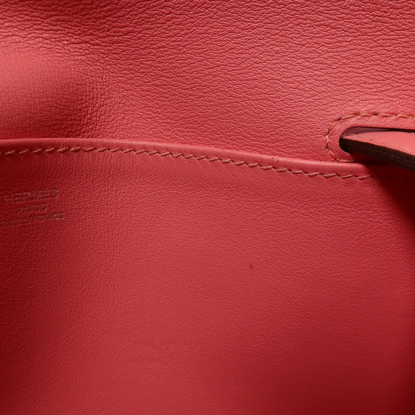 HERMES Swift皮革Mini Halzan手挽肩背兩用袋Rose Azalee