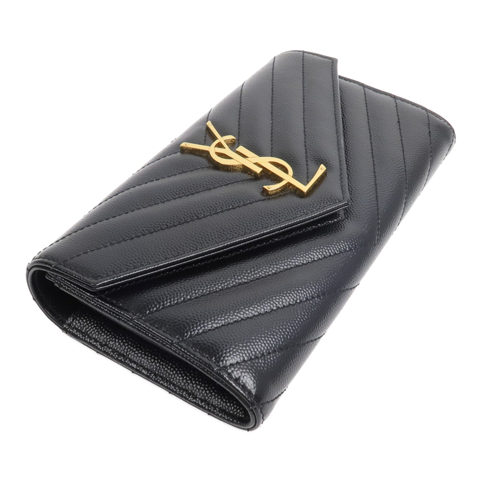 SAINT LAURENT 牛皮皮革Long Wallet長錢包