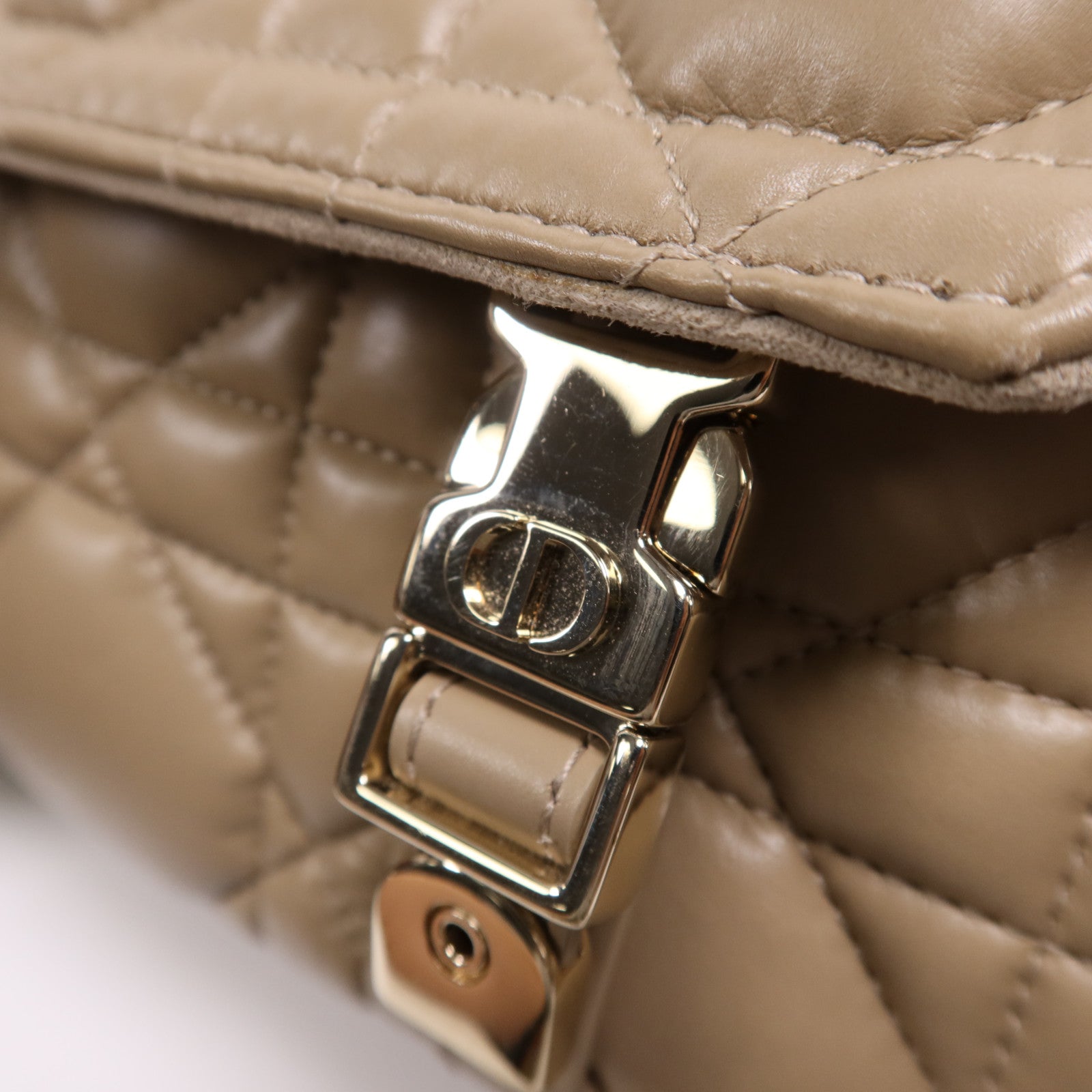 Dior 牛皮皮革DiorCamp金扣肩背袋