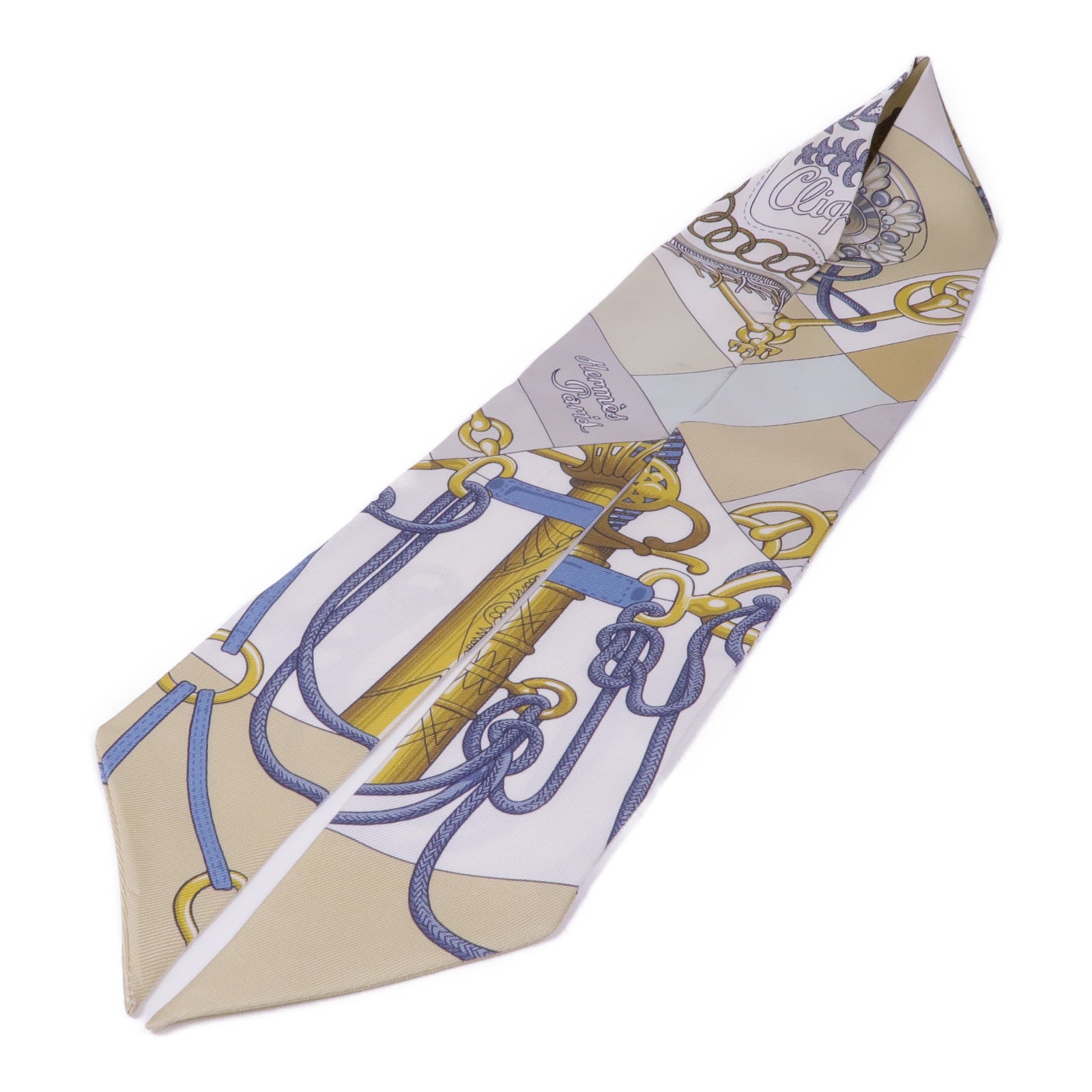 HERMES 絲質Twilly絲巾