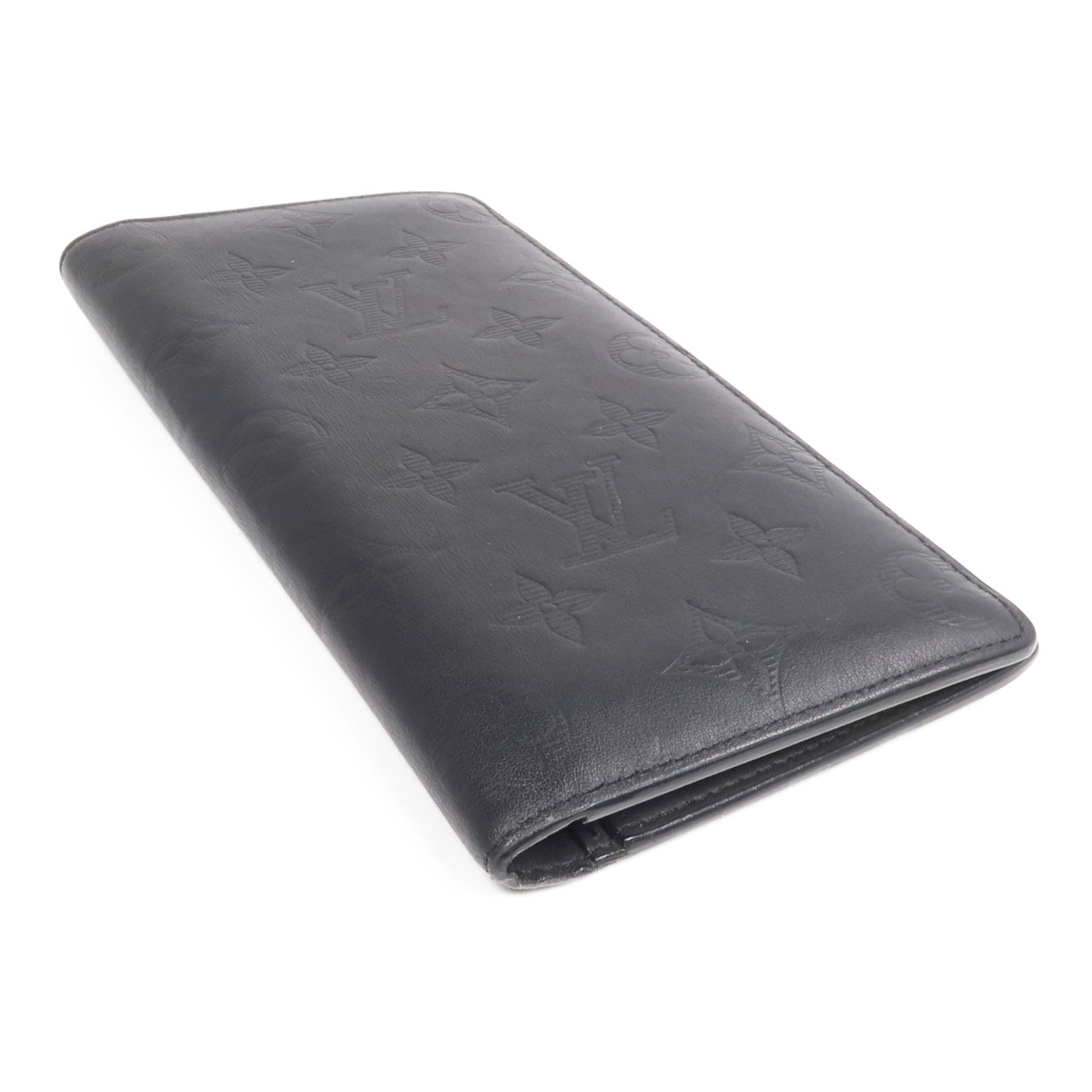 LOUIS VUITTON Monogram Shadow Brazza Wallet長錢包