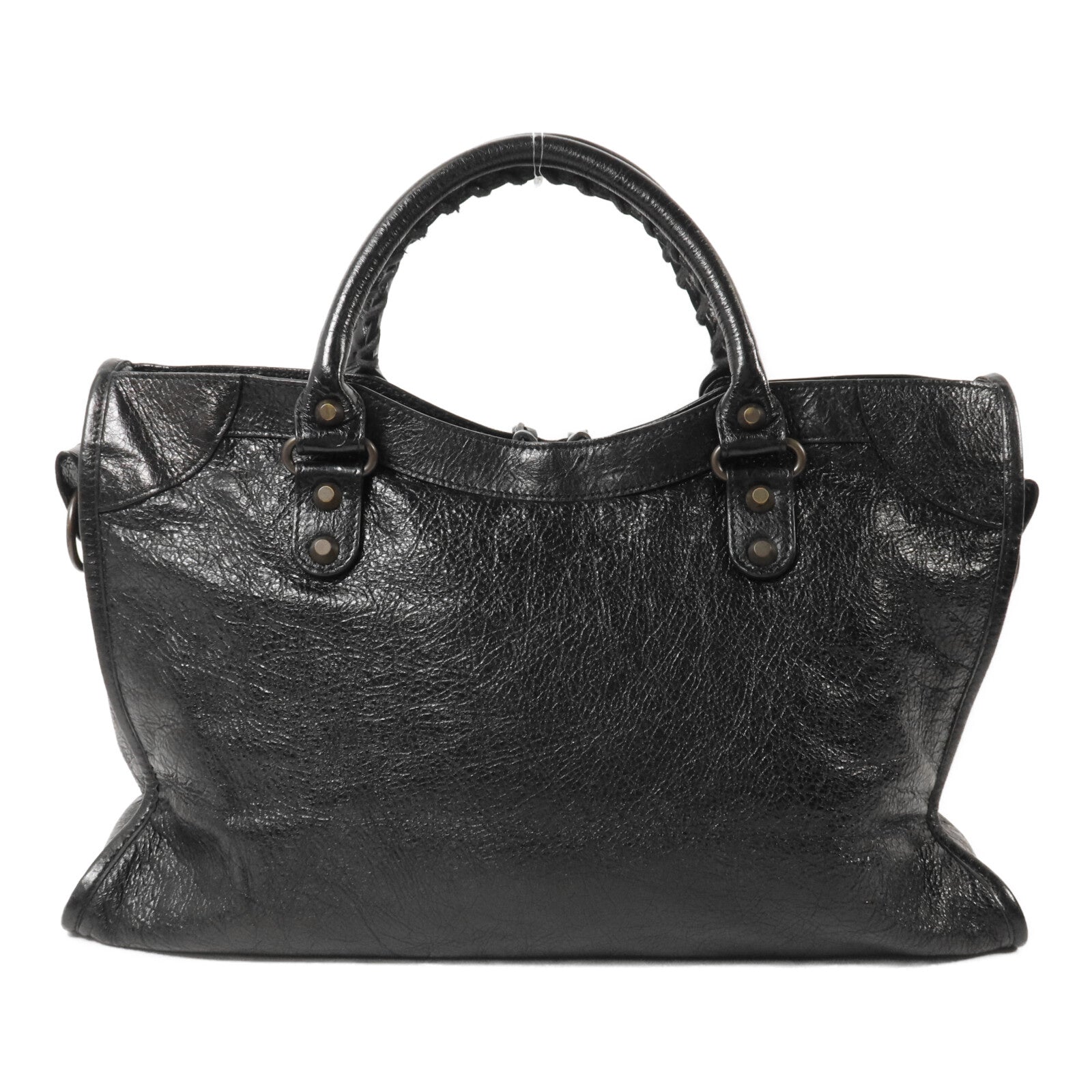 BALENCIAGA 羊皮皮革City手挽肩背兩用袋