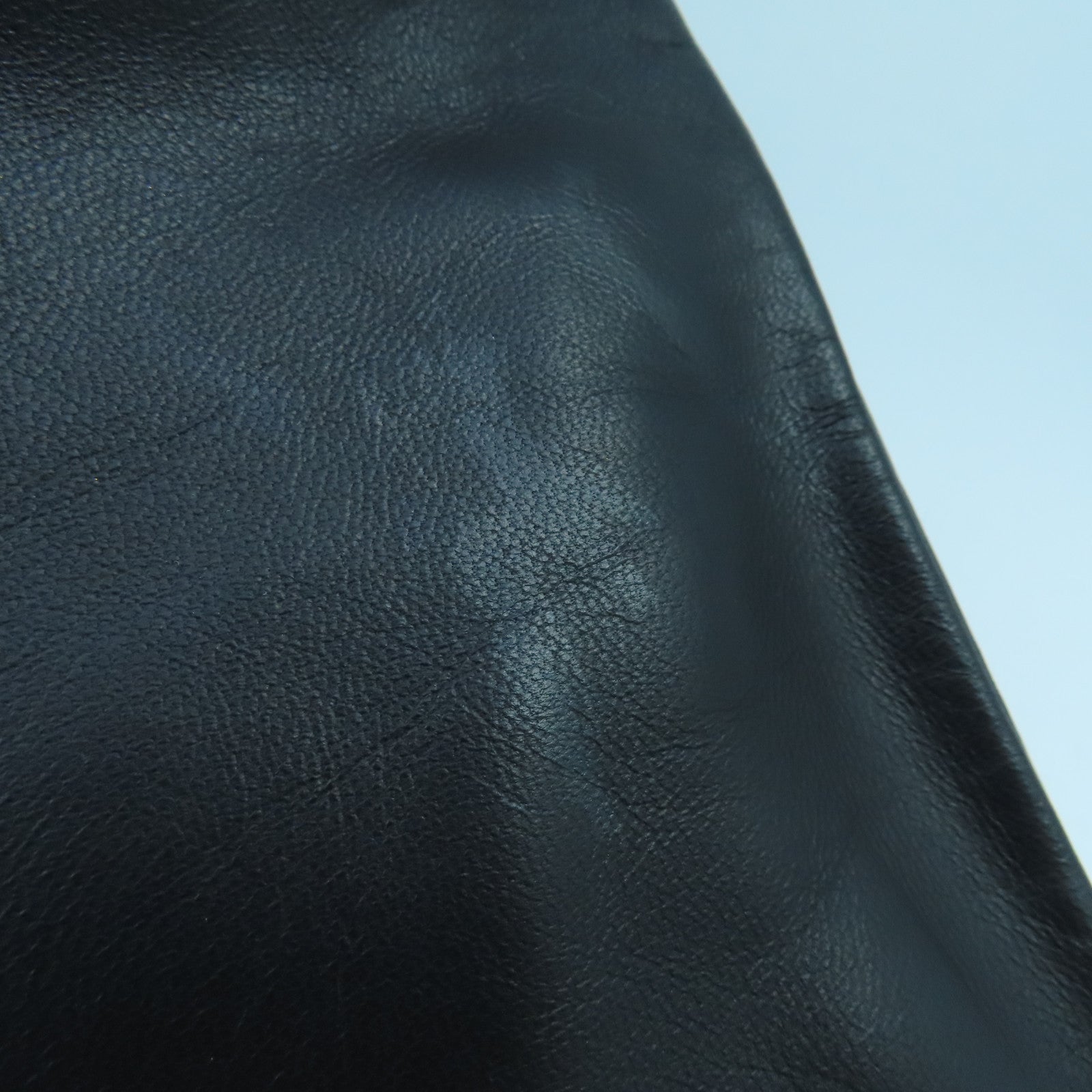 BOTTEGA VENETA 织纹皮革Shoulder Bag肩背袋黑色