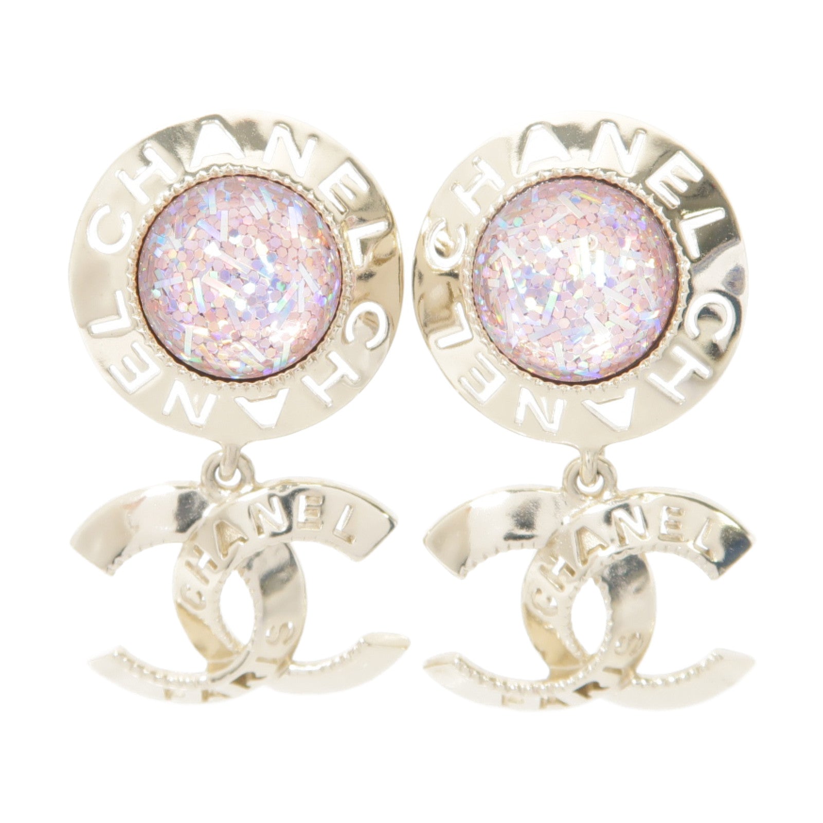 CHANEL 金屬Earring耳環金色/彩色