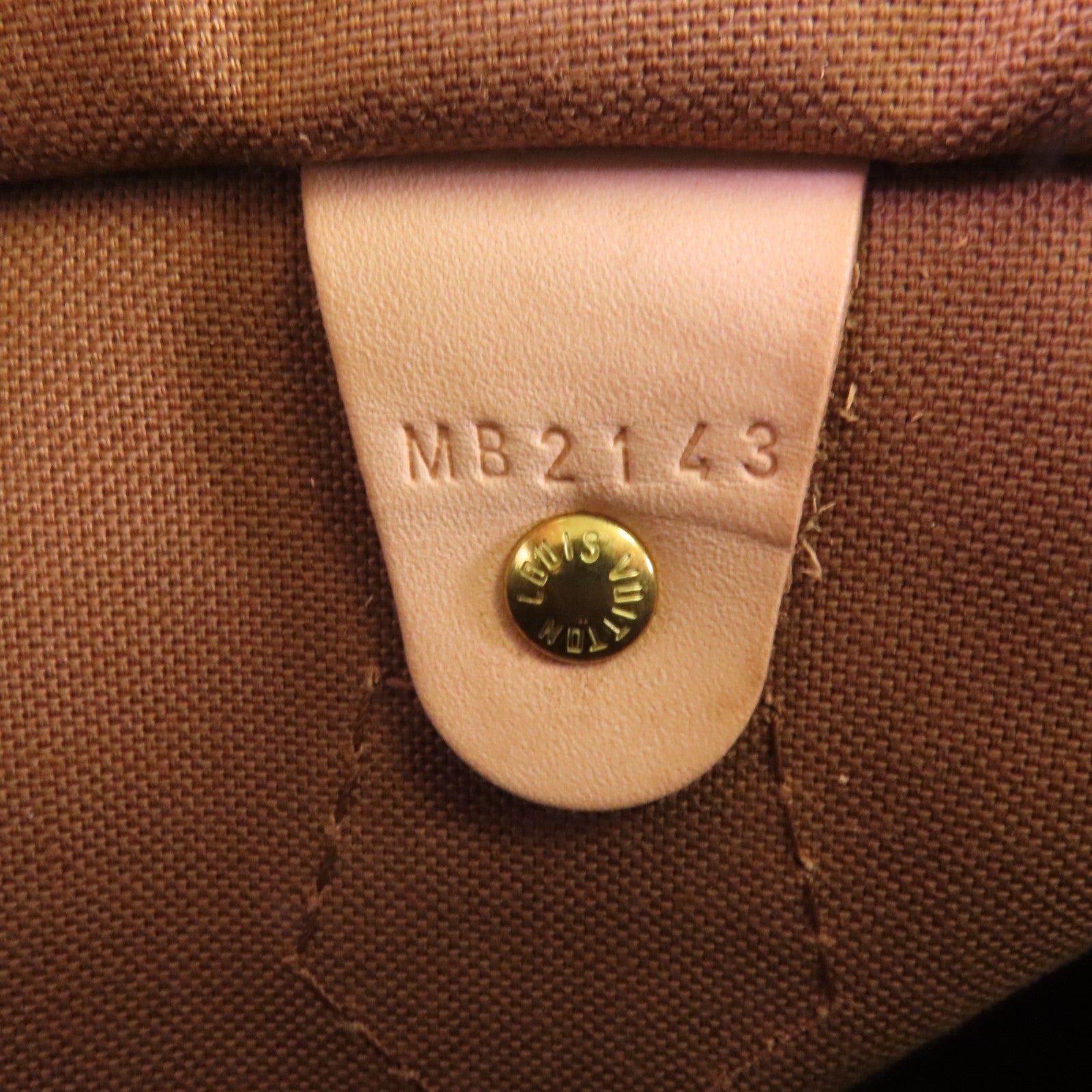 LOUIS VUITTON Monogram Speedy 30金扣手挽袋