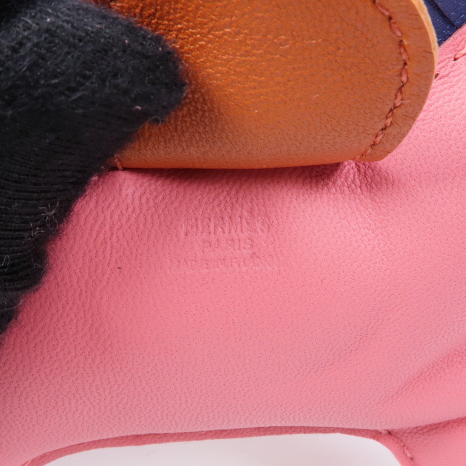 HERMES Milo皮革Rodeo GM掛飾