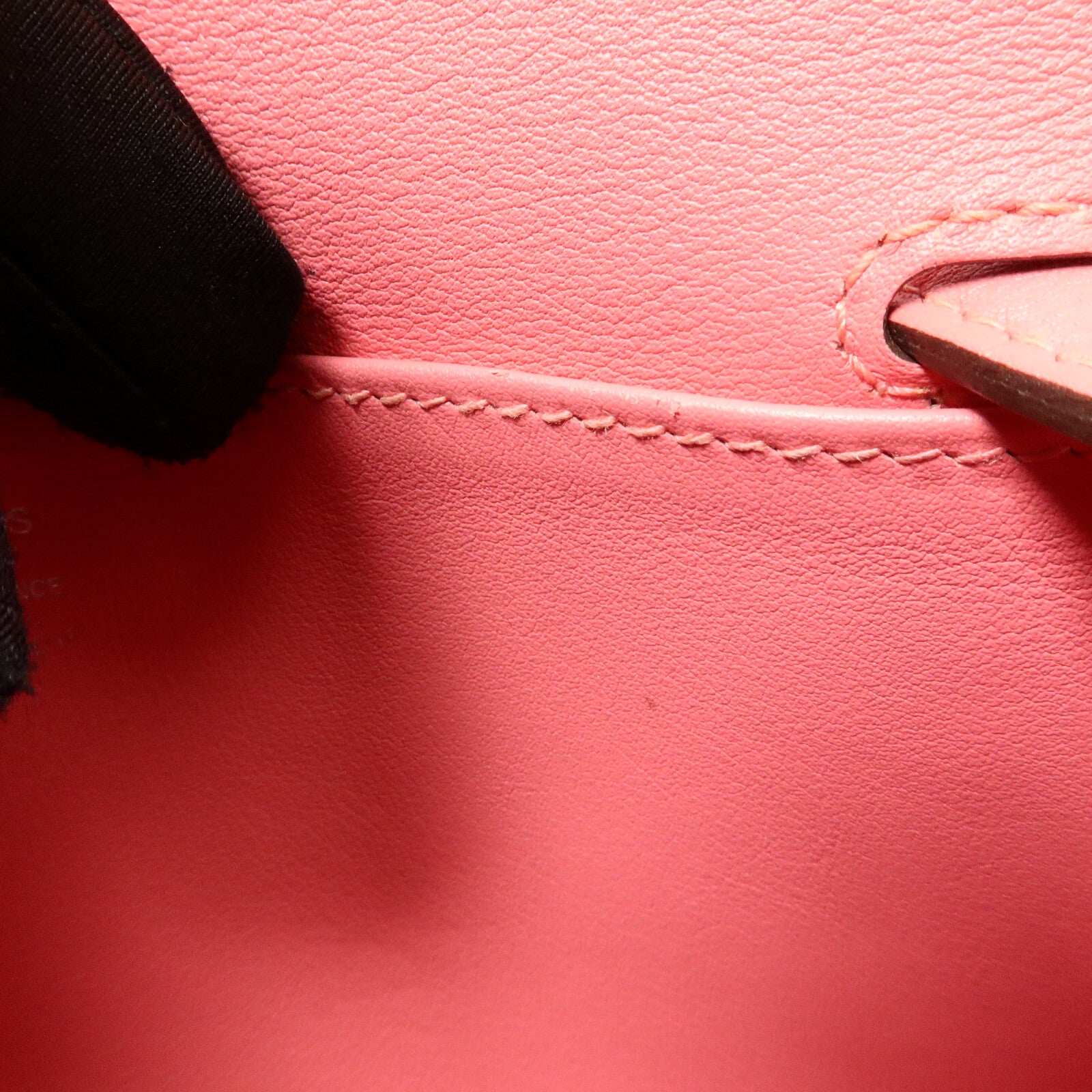HERMES Swift皮革Mini Halzan手挽肩背兩用袋Rose Azalee