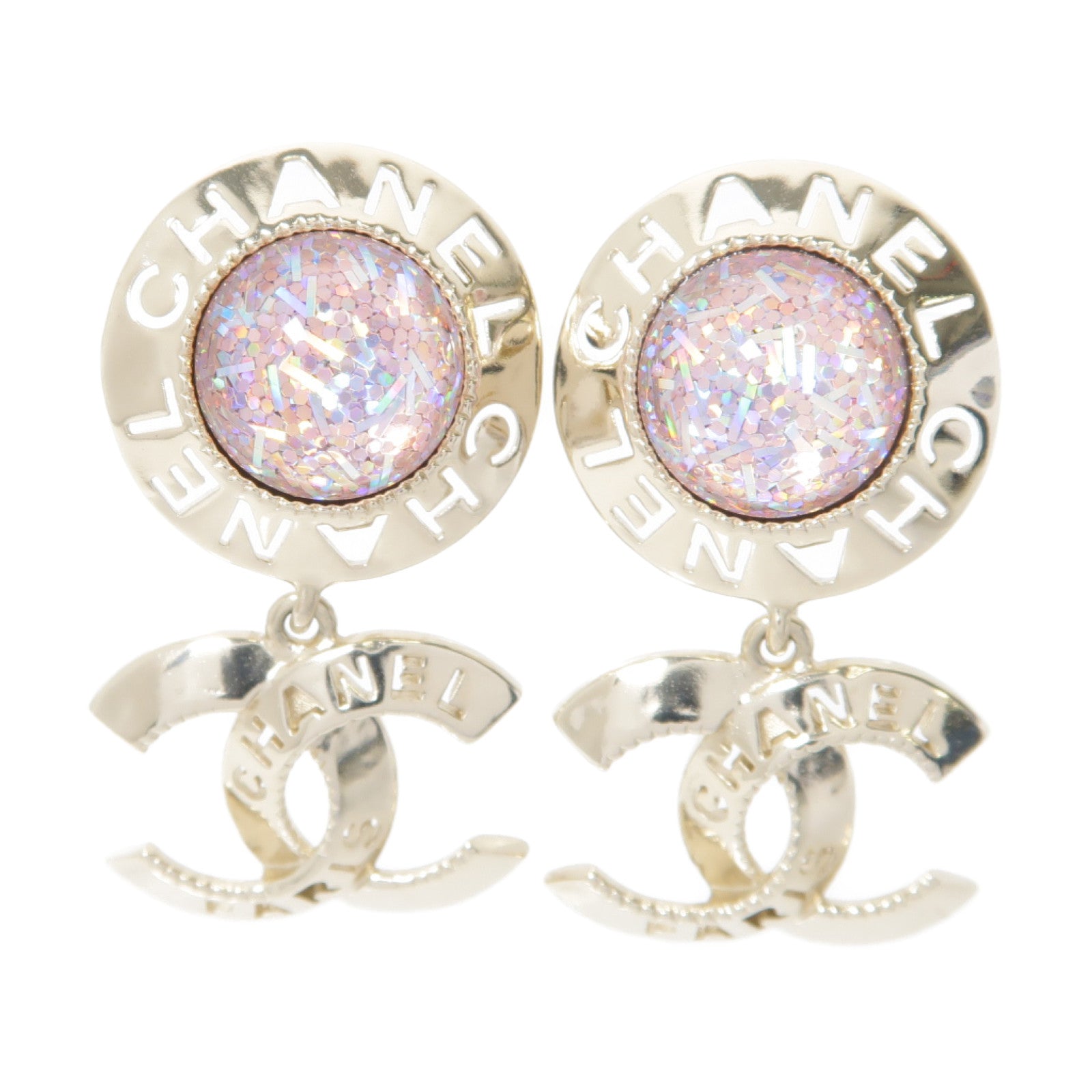 CHANEL 金屬Earring耳環金色/彩色