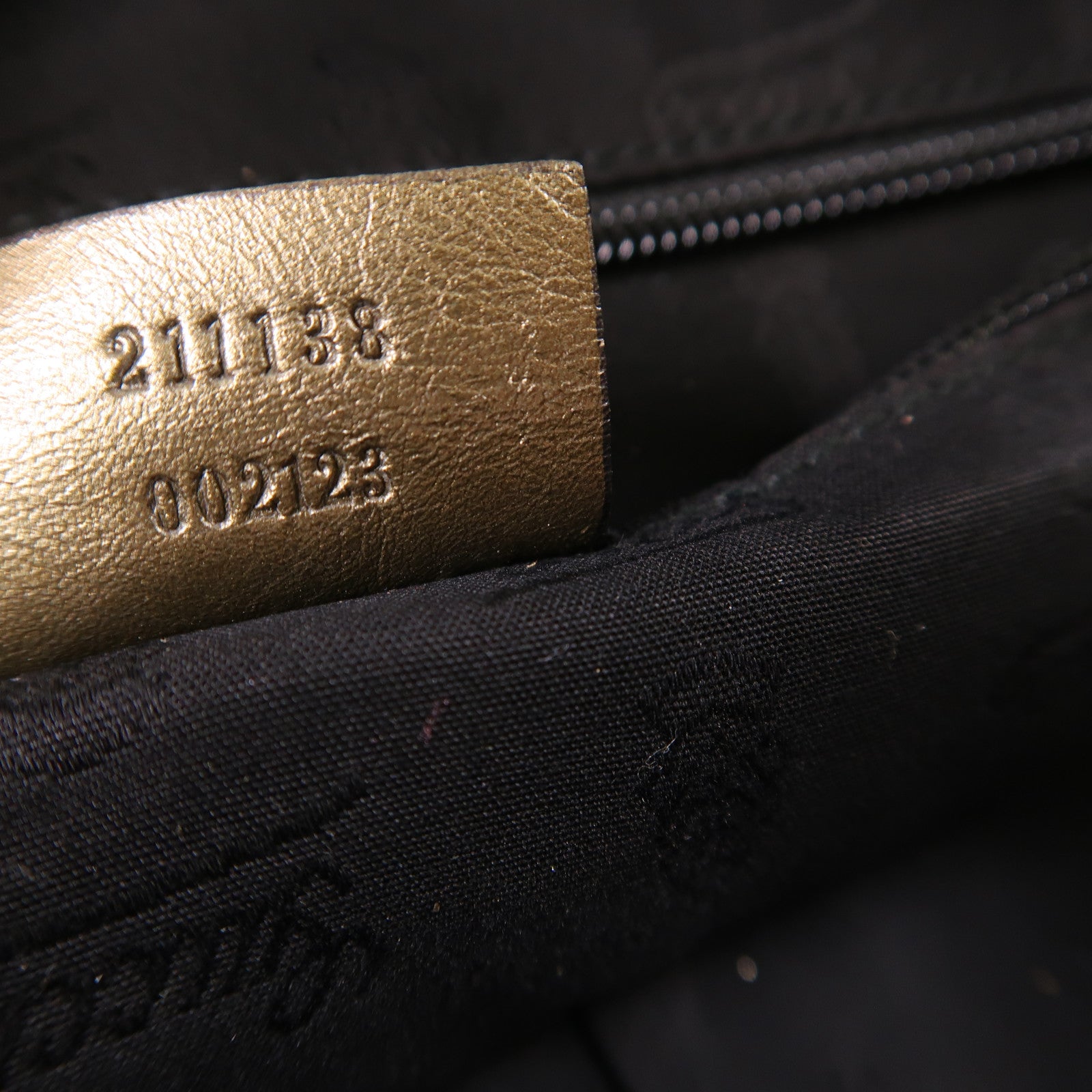 GUCCI Tote Bag Coated Canvas Khaki
