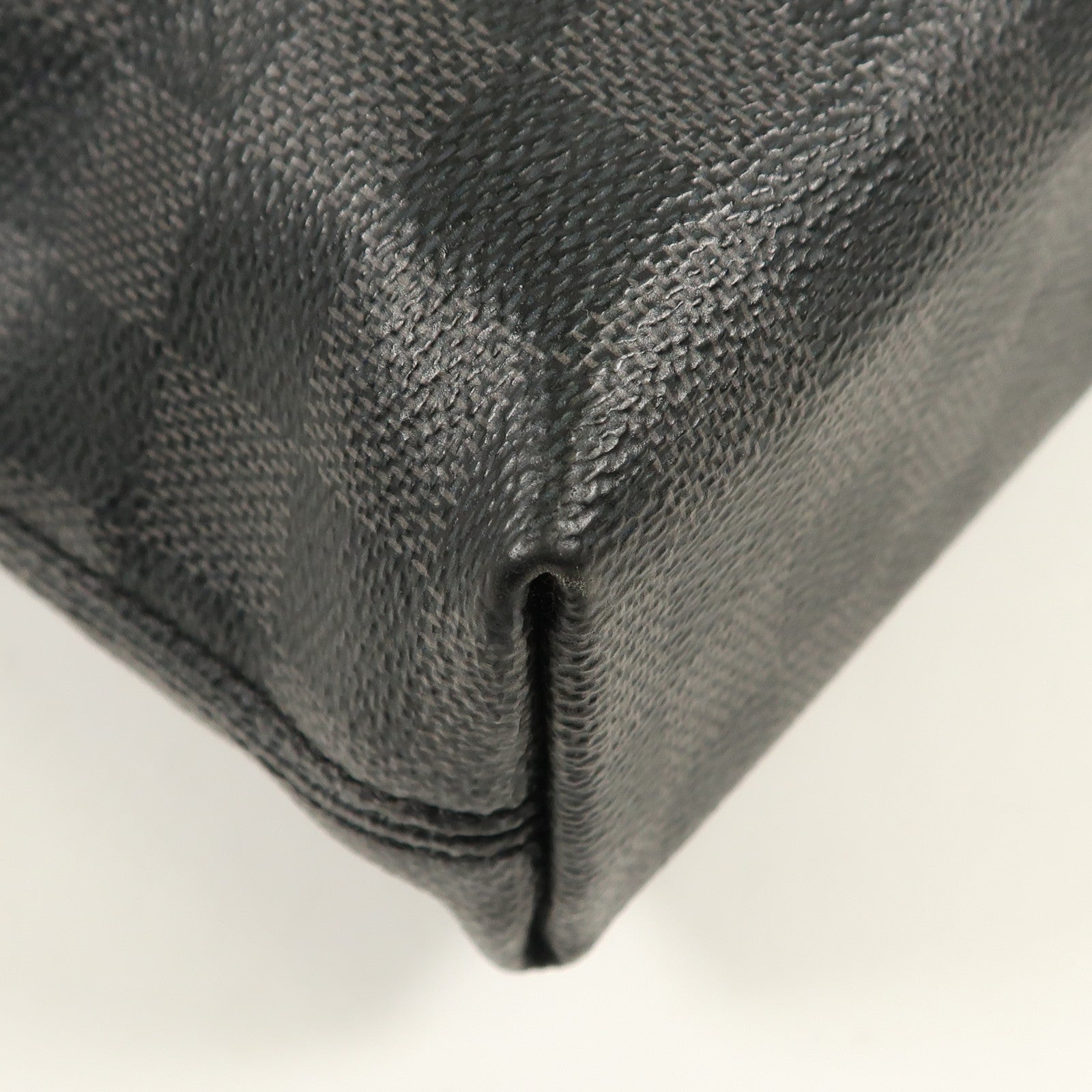 LOUIS VUITTON Damier Porte-Documents Jour銀扣手挽袋