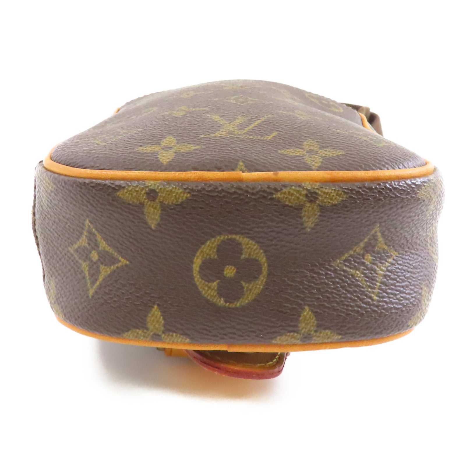 LOUIS VUITTON Monogram Pochette金扣肩背袋啡色